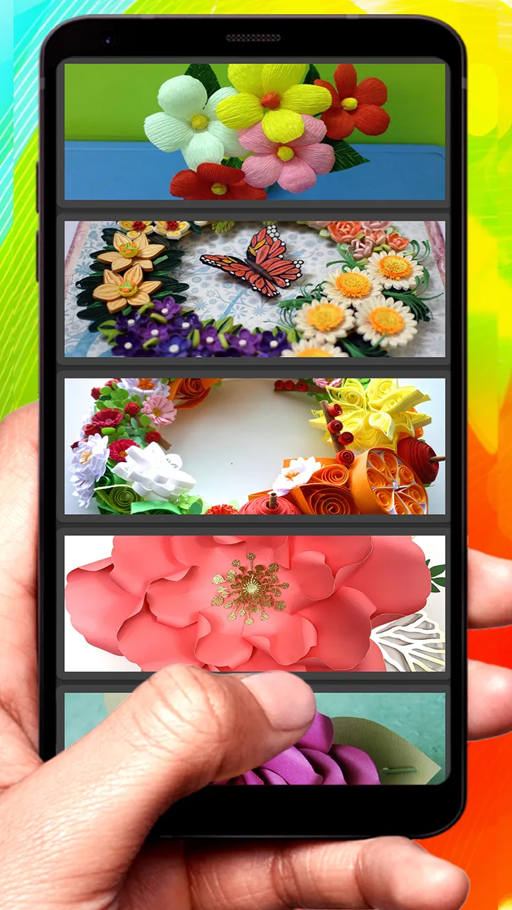 DIY Paper Flowers Idea | Indus Appstore | Screenshot