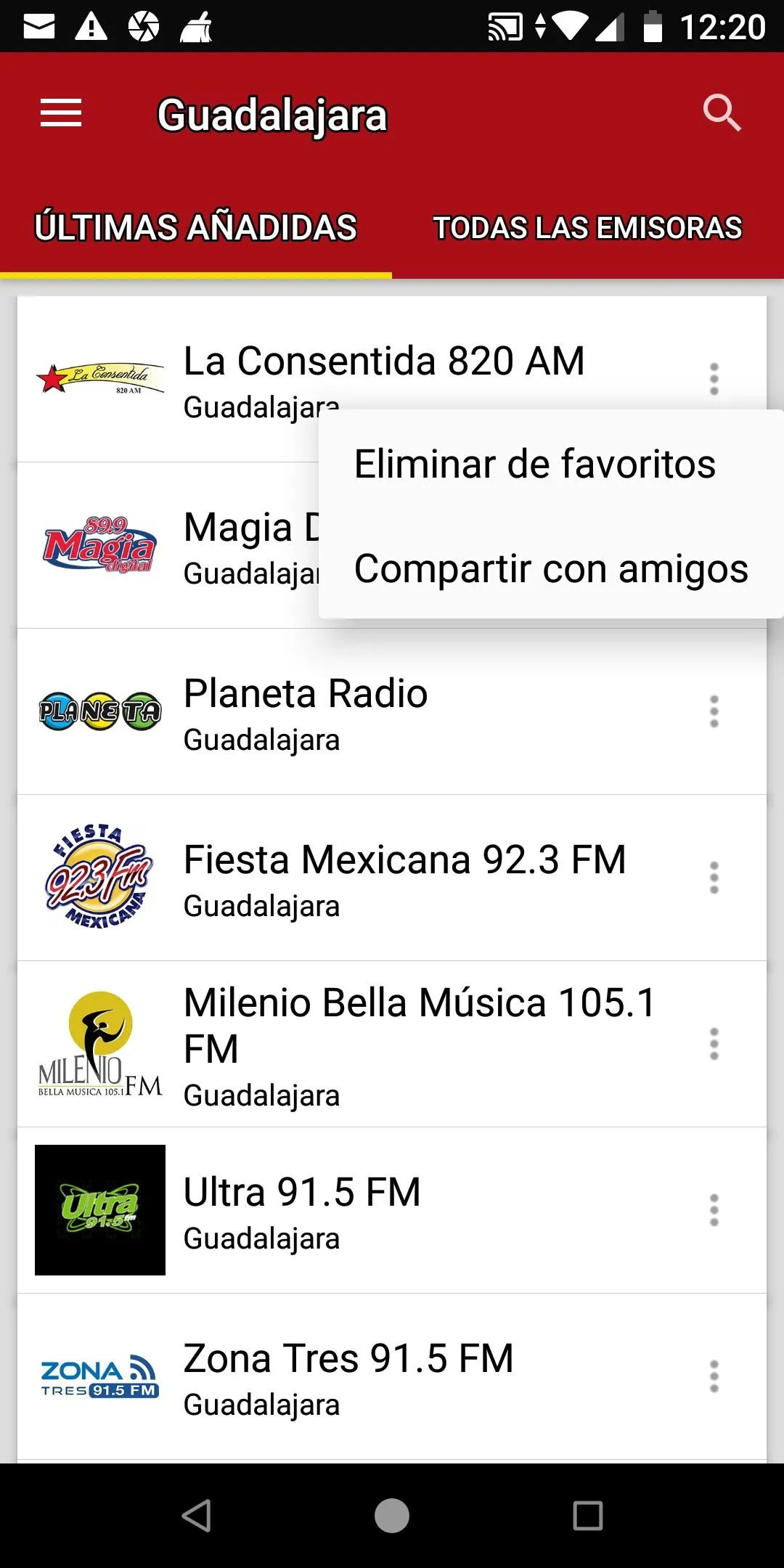 Guadalajara Radio Stations | Indus Appstore | Screenshot