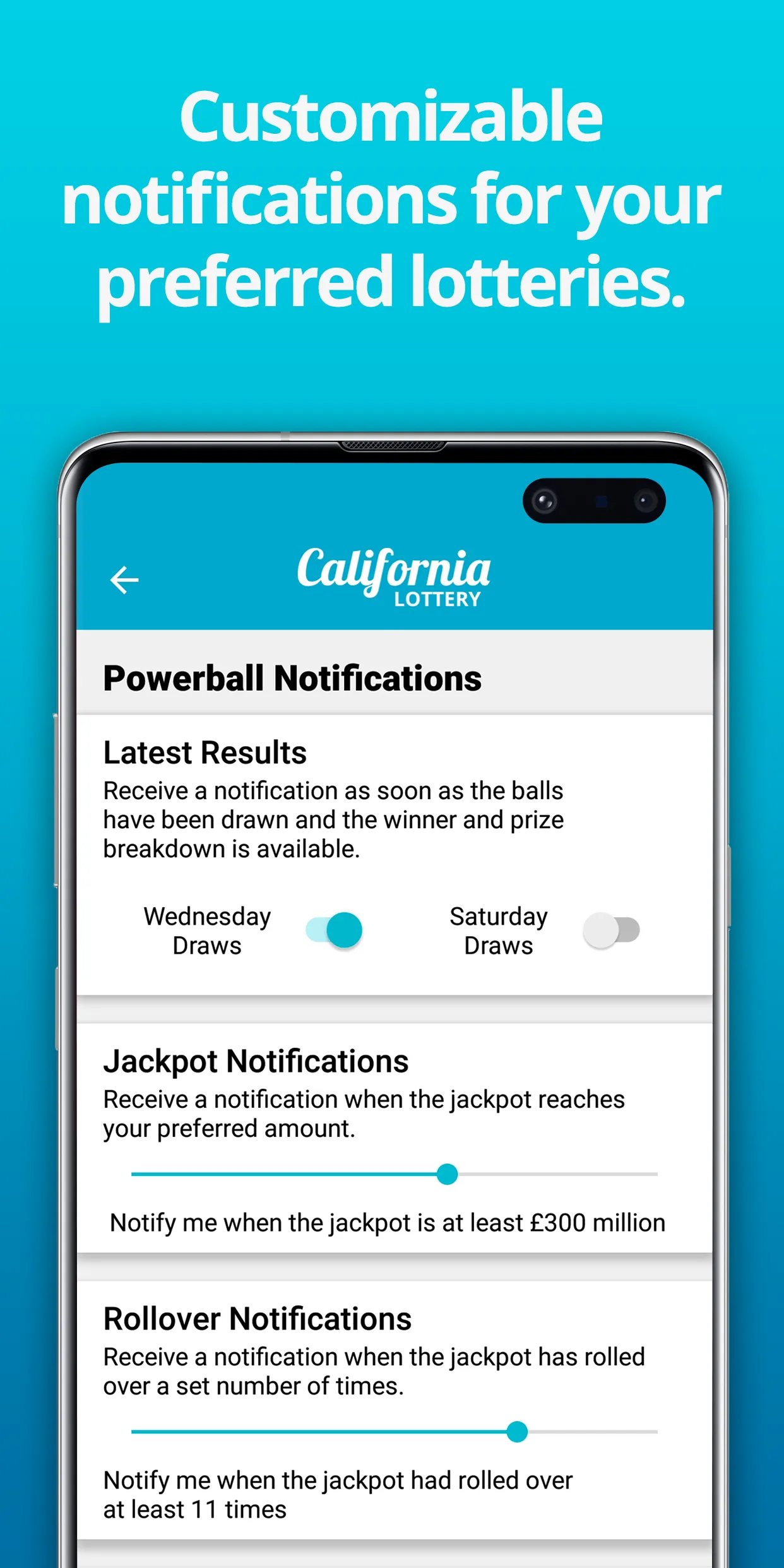 California Lottery Results | Indus Appstore | Screenshot