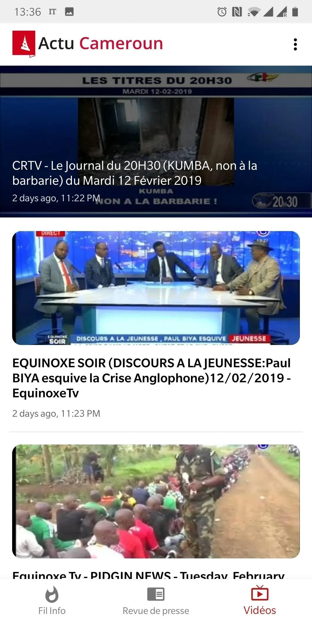 Actu Cameroun  – Latest News | Indus Appstore | Screenshot