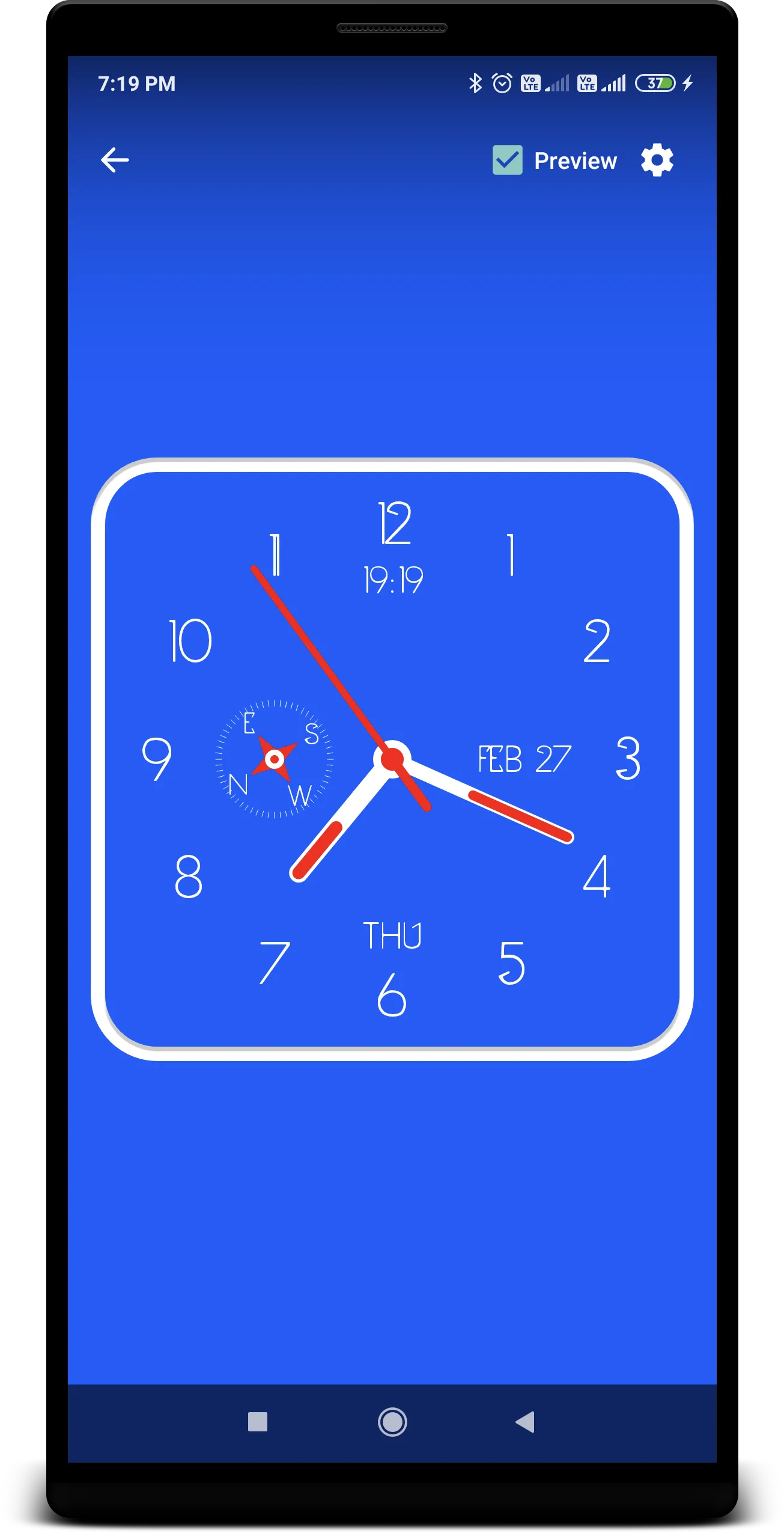 Clock Live Wallpaper | Indus Appstore | Screenshot