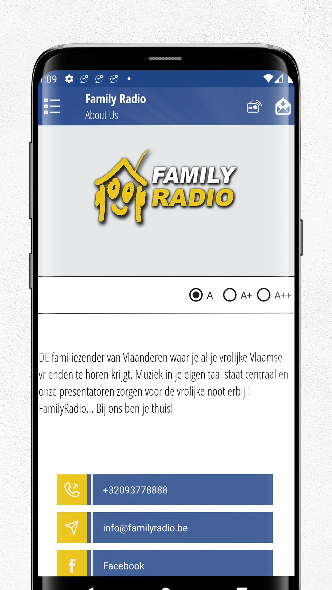 FamilyRadio | Indus Appstore | Screenshot