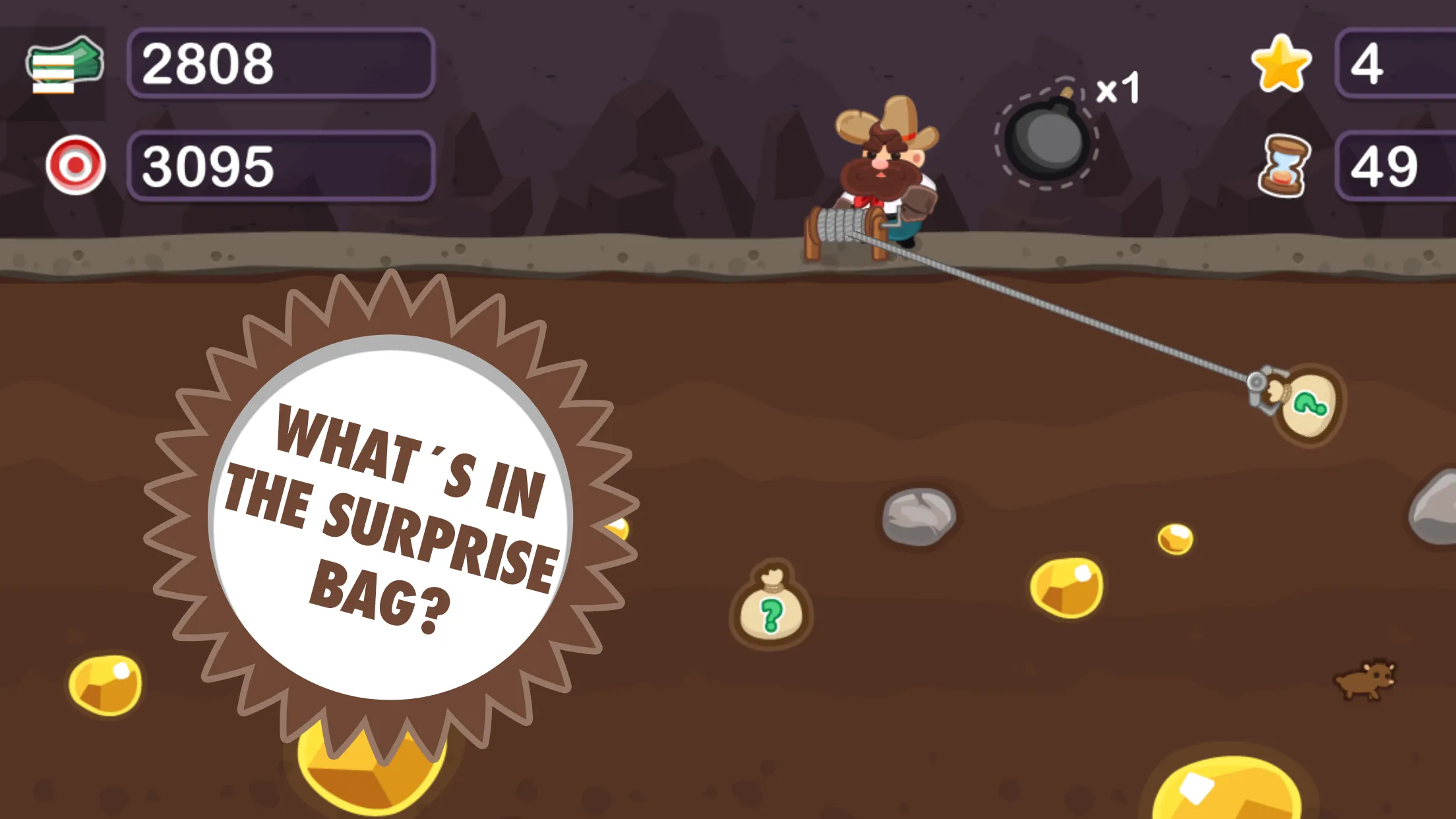 Gold Miner Tom | Indus Appstore | Screenshot