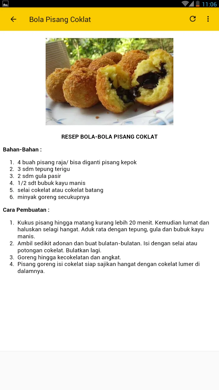 resep pisang terlengkap | Indus Appstore | Screenshot