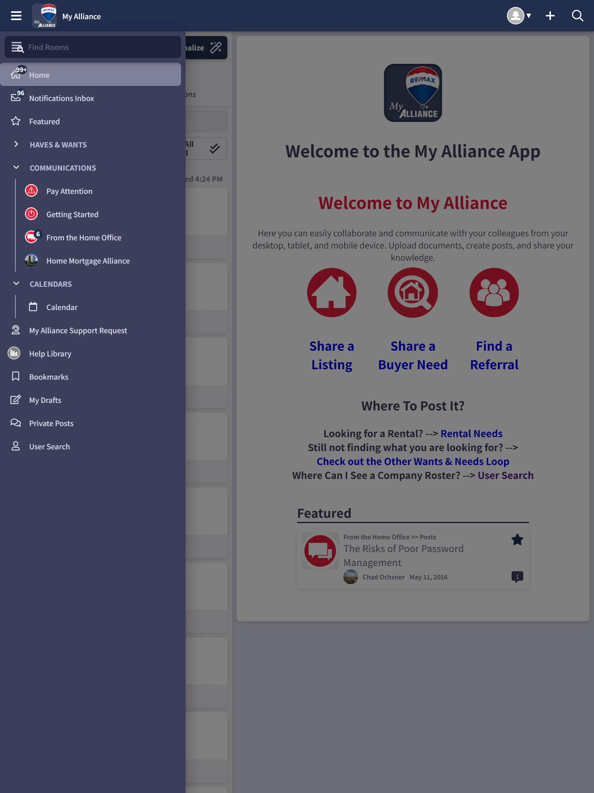 MyAlliance | Indus Appstore | Screenshot