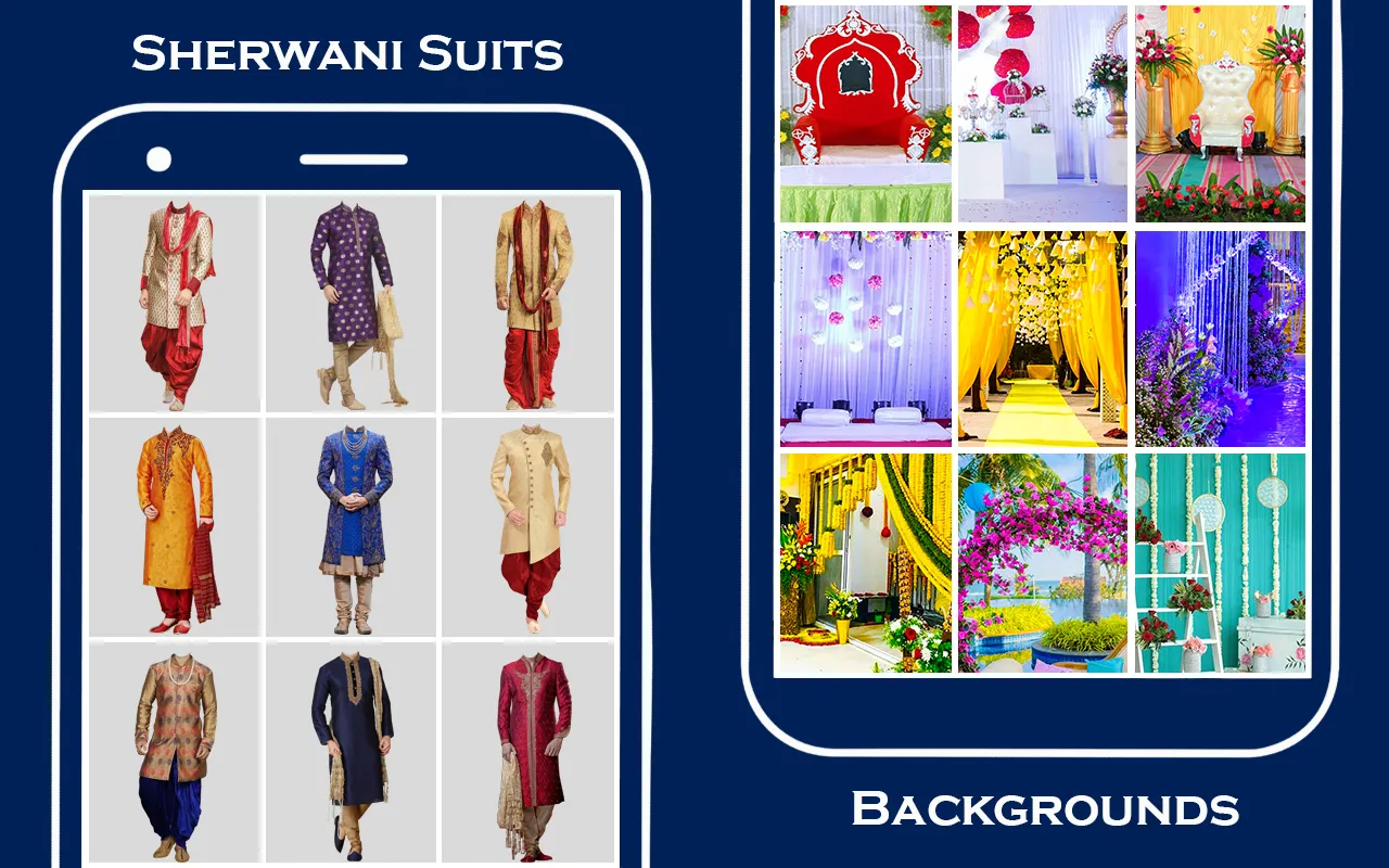 Men sherwani suit photo editor | Indus Appstore | Screenshot