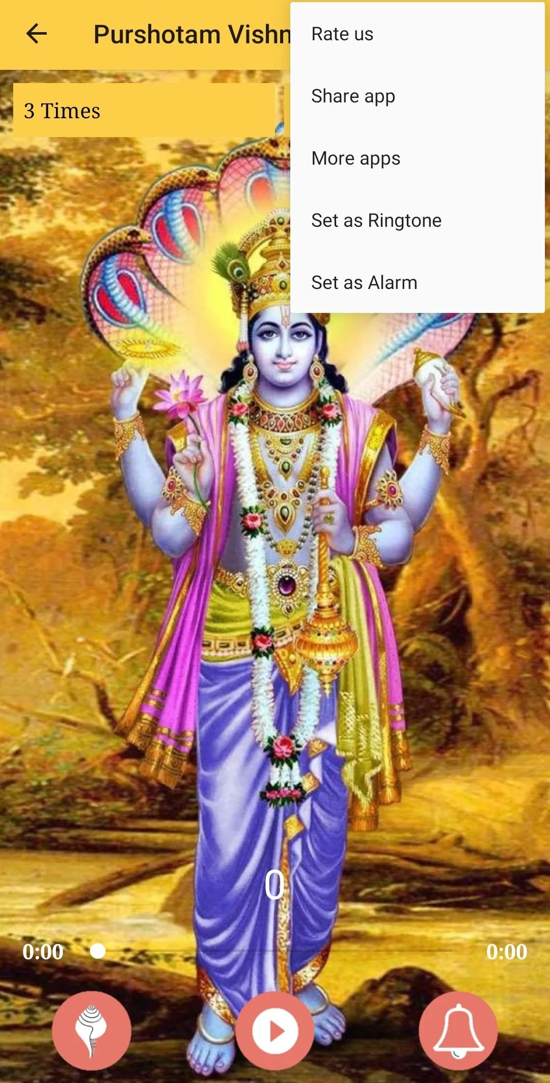 Lord Vishnu Mantra | Indus Appstore | Screenshot