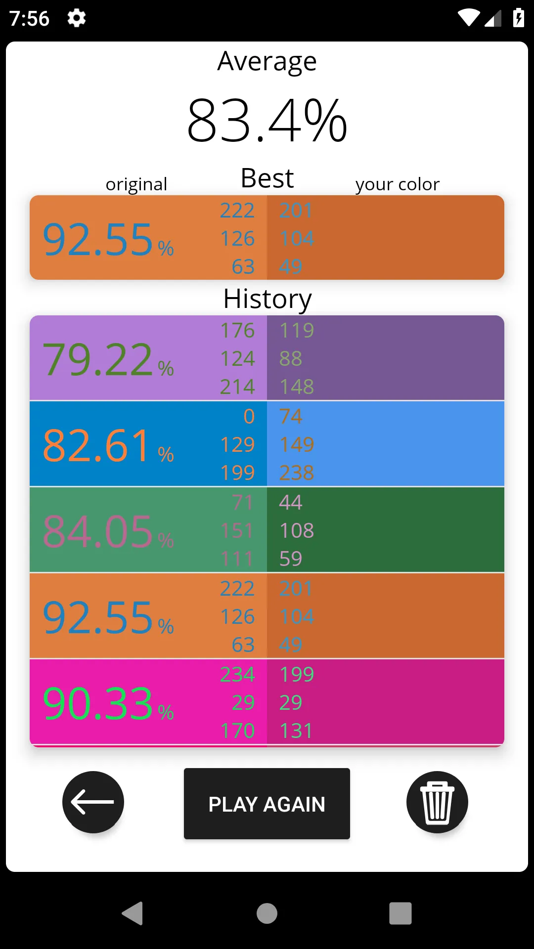 RGB ColorMatch: Color Memory | Indus Appstore | Screenshot