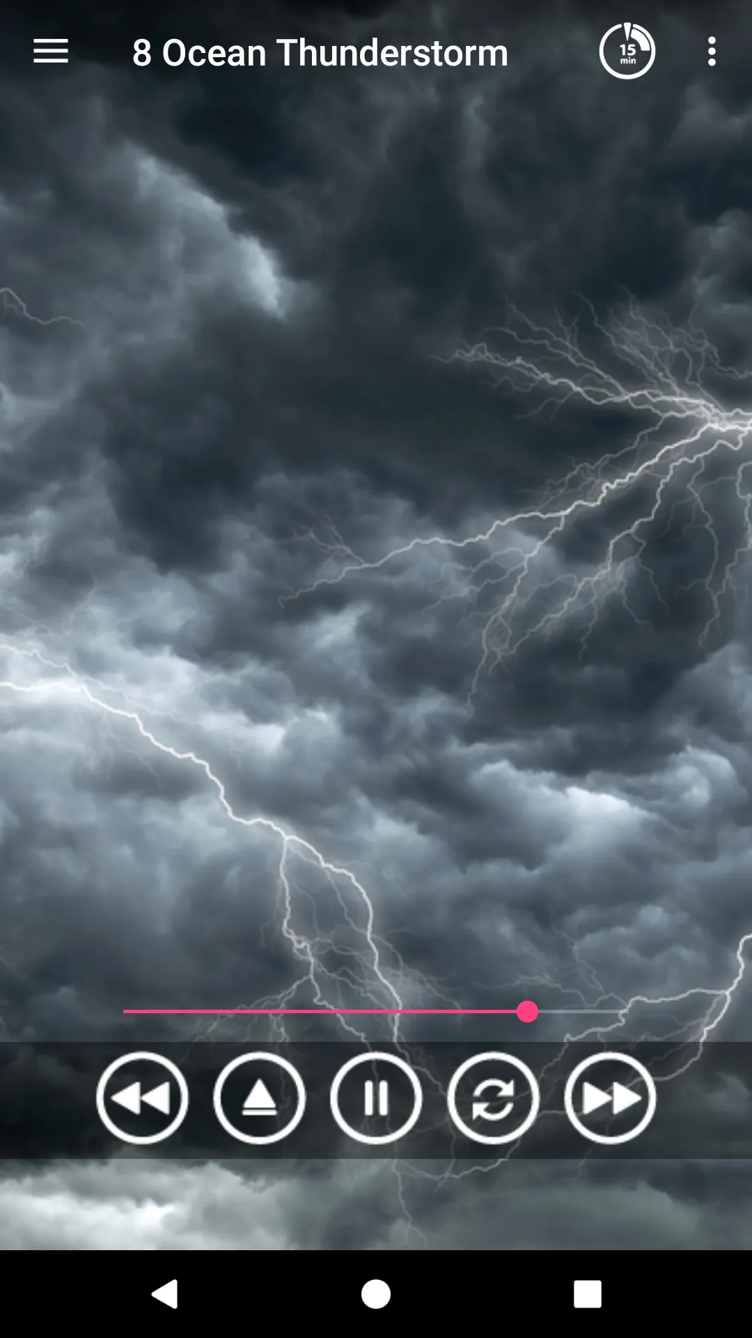 Thunderstorm sounds for sleep | Indus Appstore | Screenshot