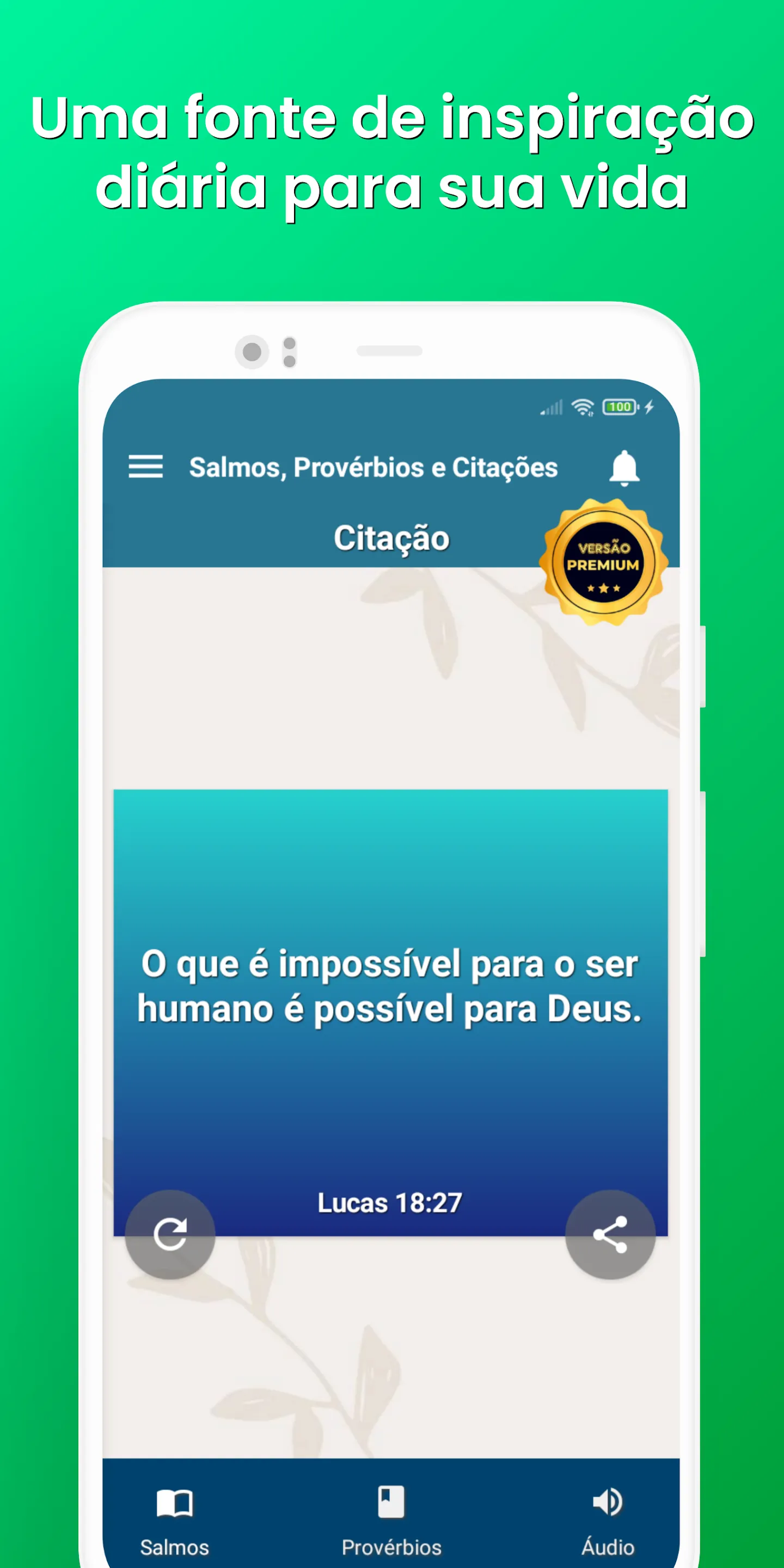 Salmos e Provérbios da Bíblia | Indus Appstore | Screenshot