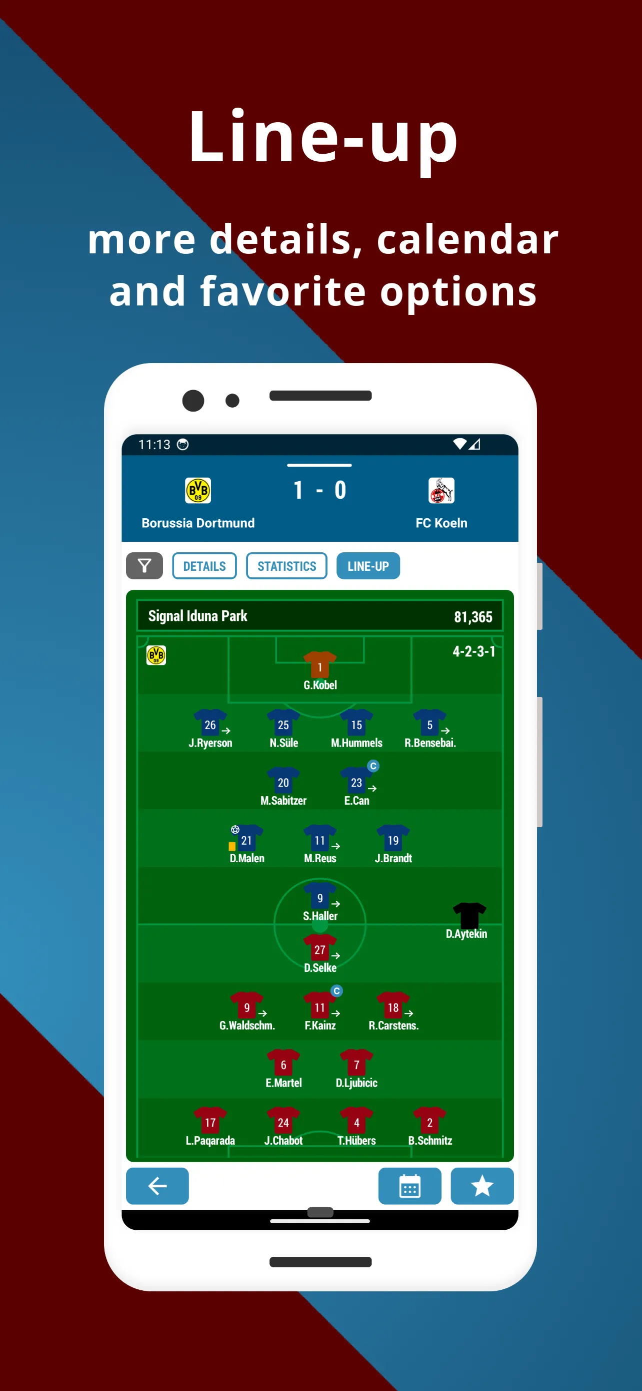 Football DE - Bundesliga | Indus Appstore | Screenshot