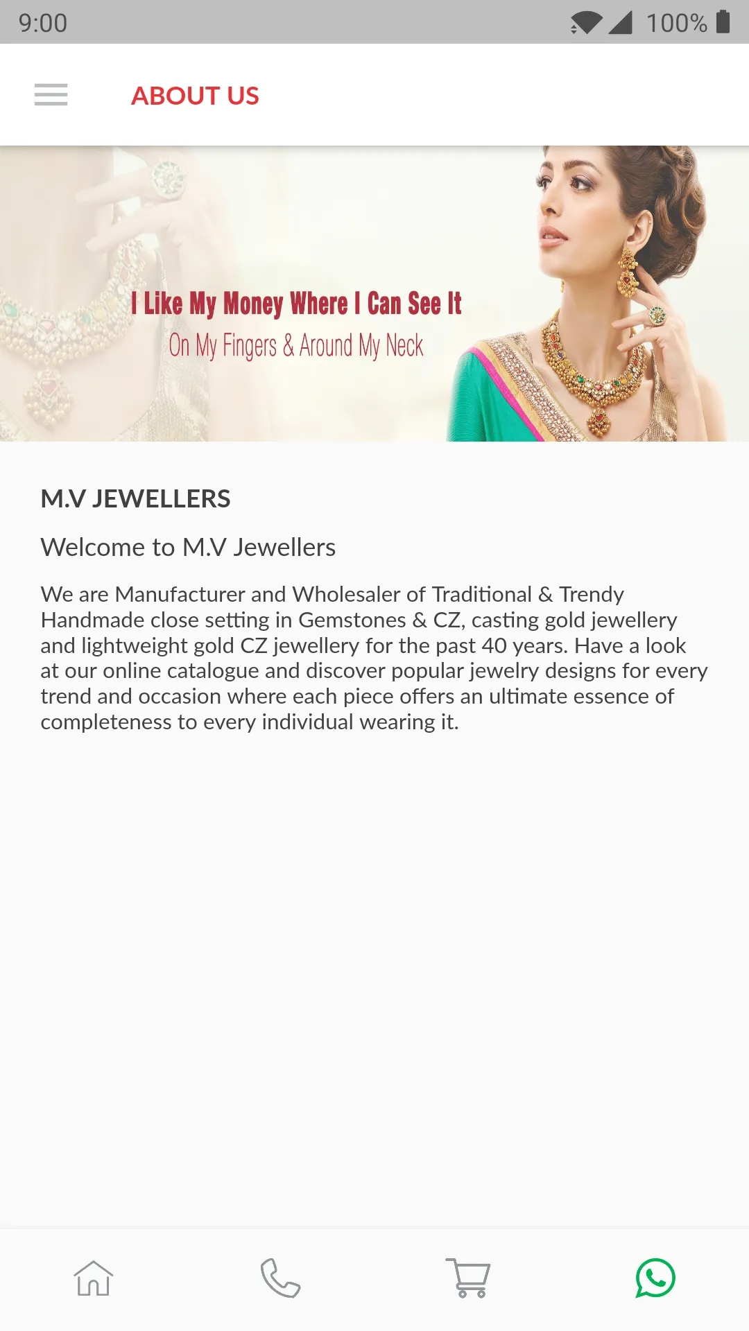 M.V Jewellers - Handmade & Cas | Indus Appstore | Screenshot