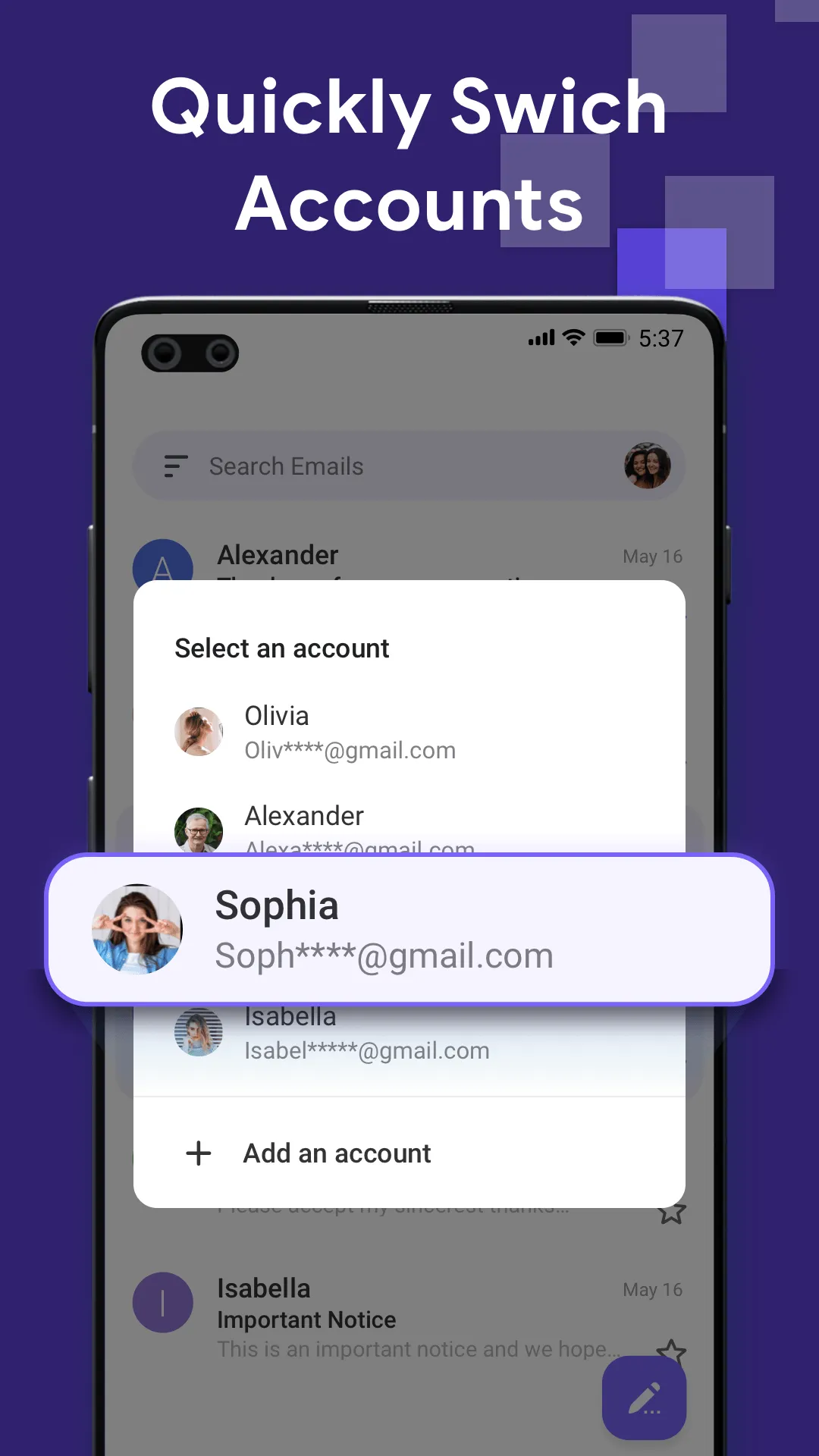 Email Lite - Smart Mail | Indus Appstore | Screenshot