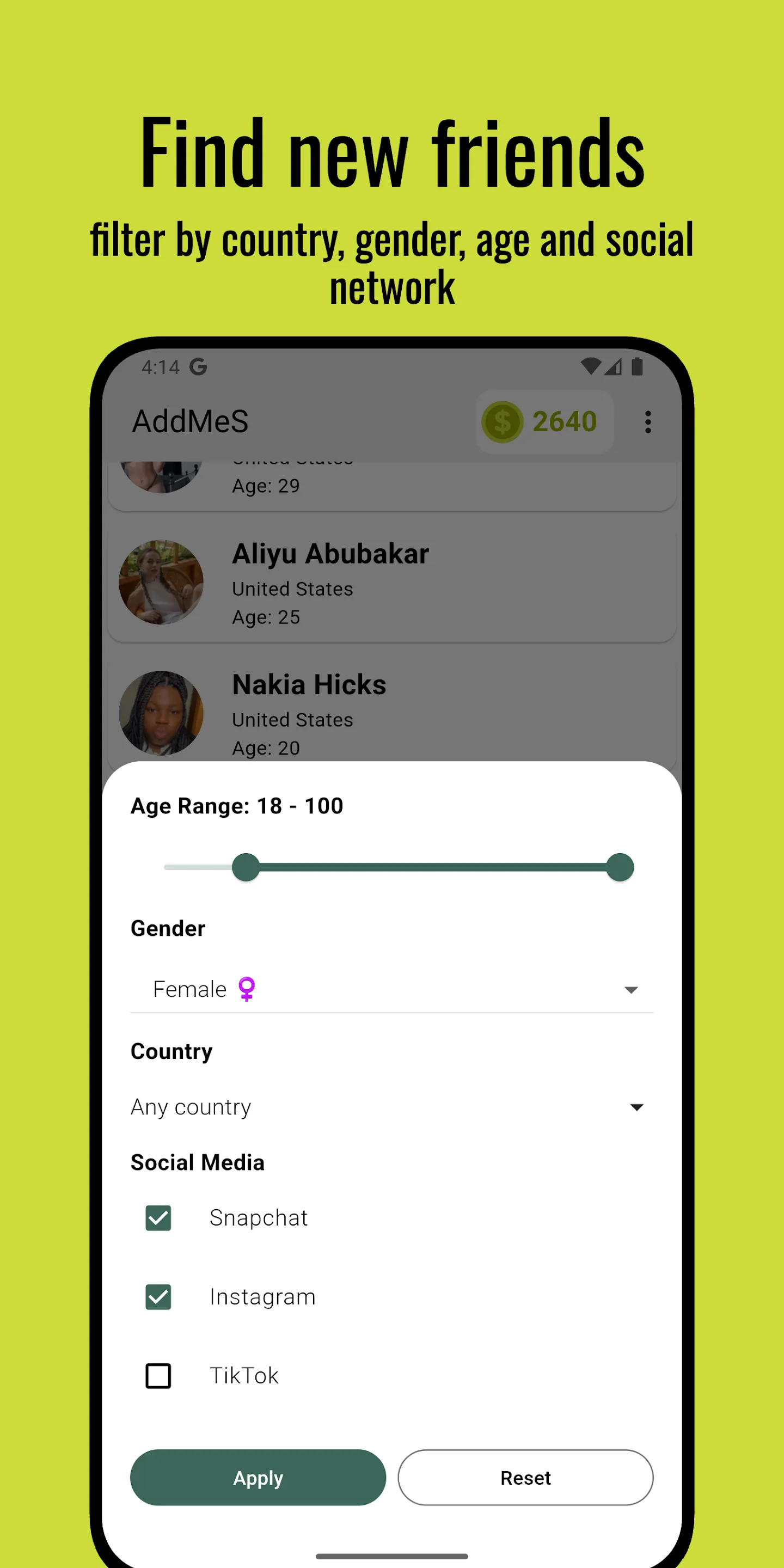 AddMeS - Dating, Friends, Chat | Indus Appstore | Screenshot