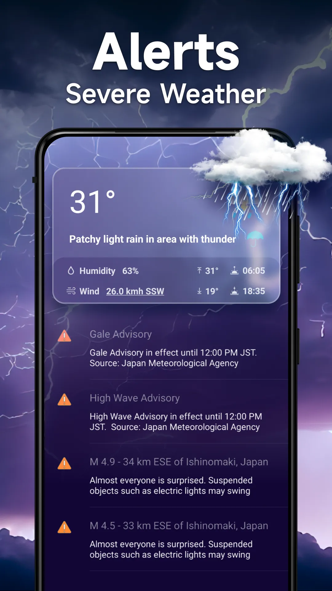 Weather Forecast- Live Weather | Indus Appstore | Screenshot