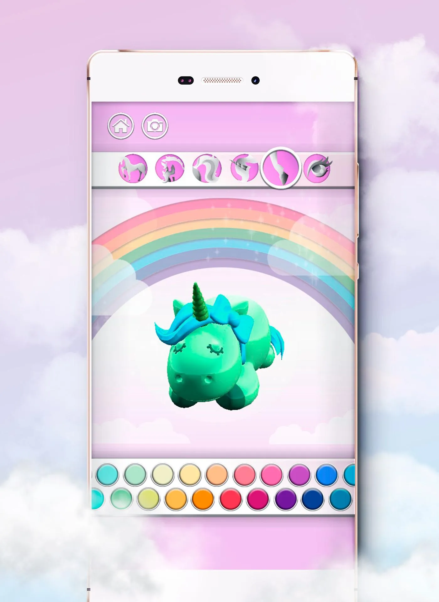 Unicorn 3D Coloring Book | Indus Appstore | Screenshot