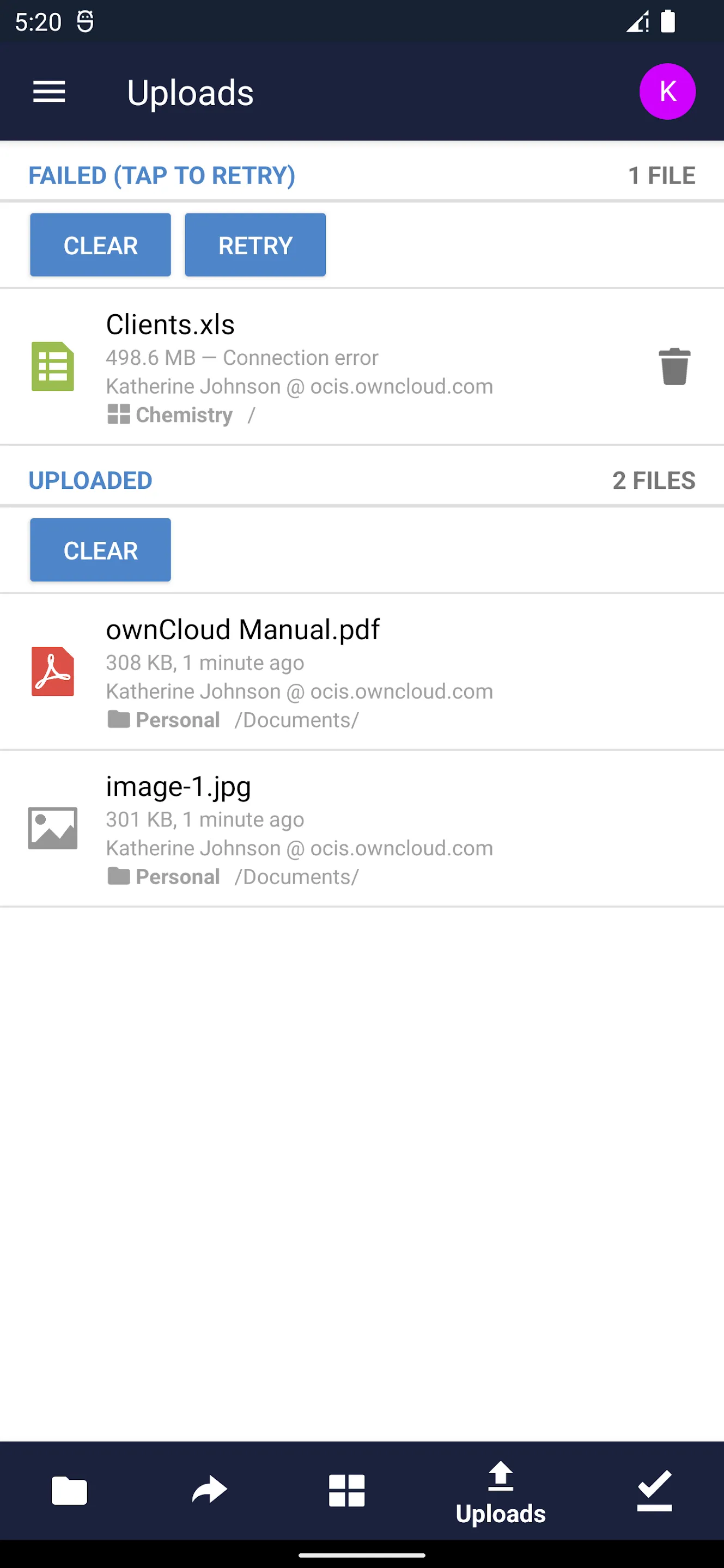 ownCloud | Indus Appstore | Screenshot