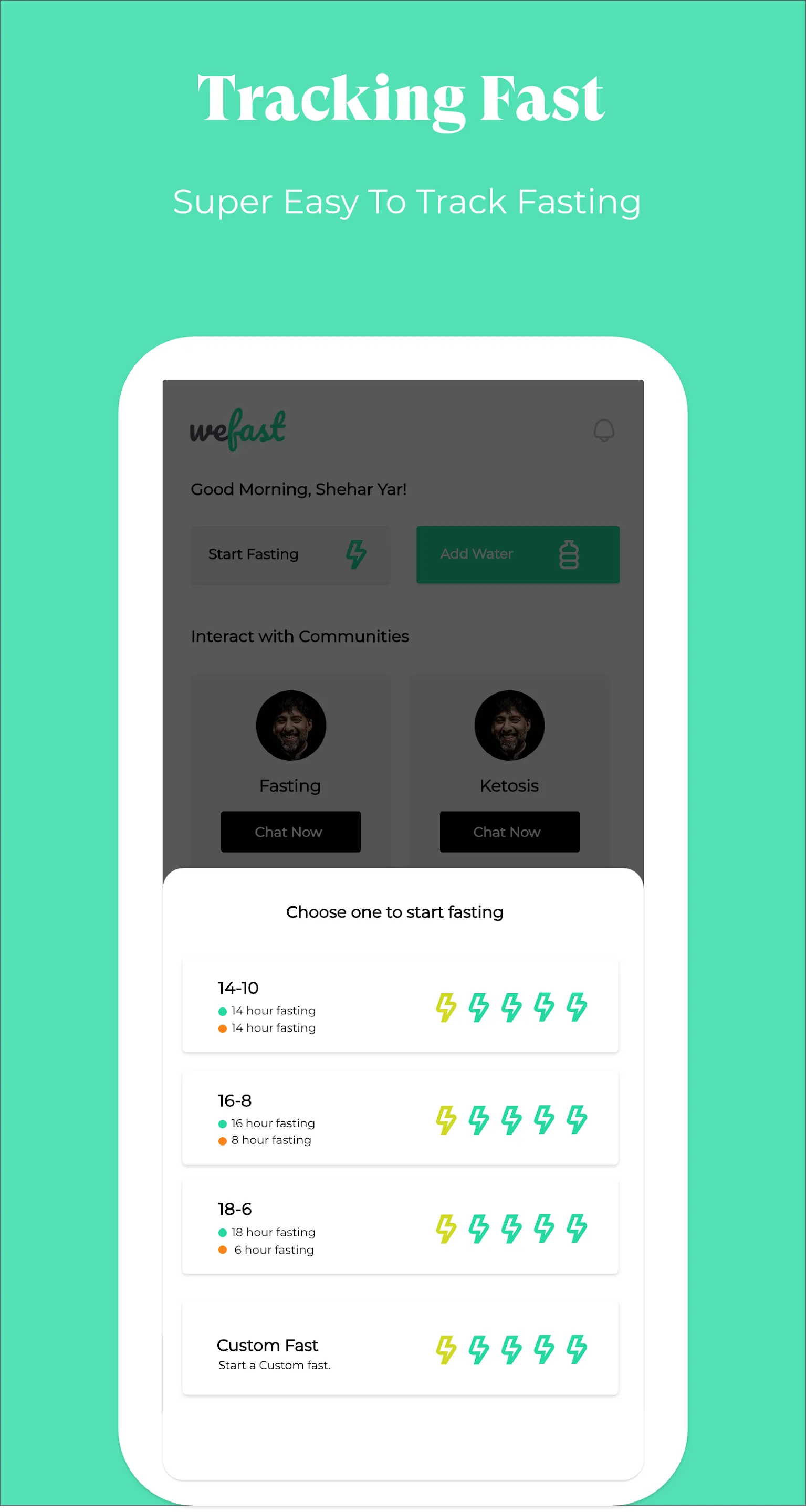 We Fast - Fasting App for Life | Indus Appstore | Screenshot