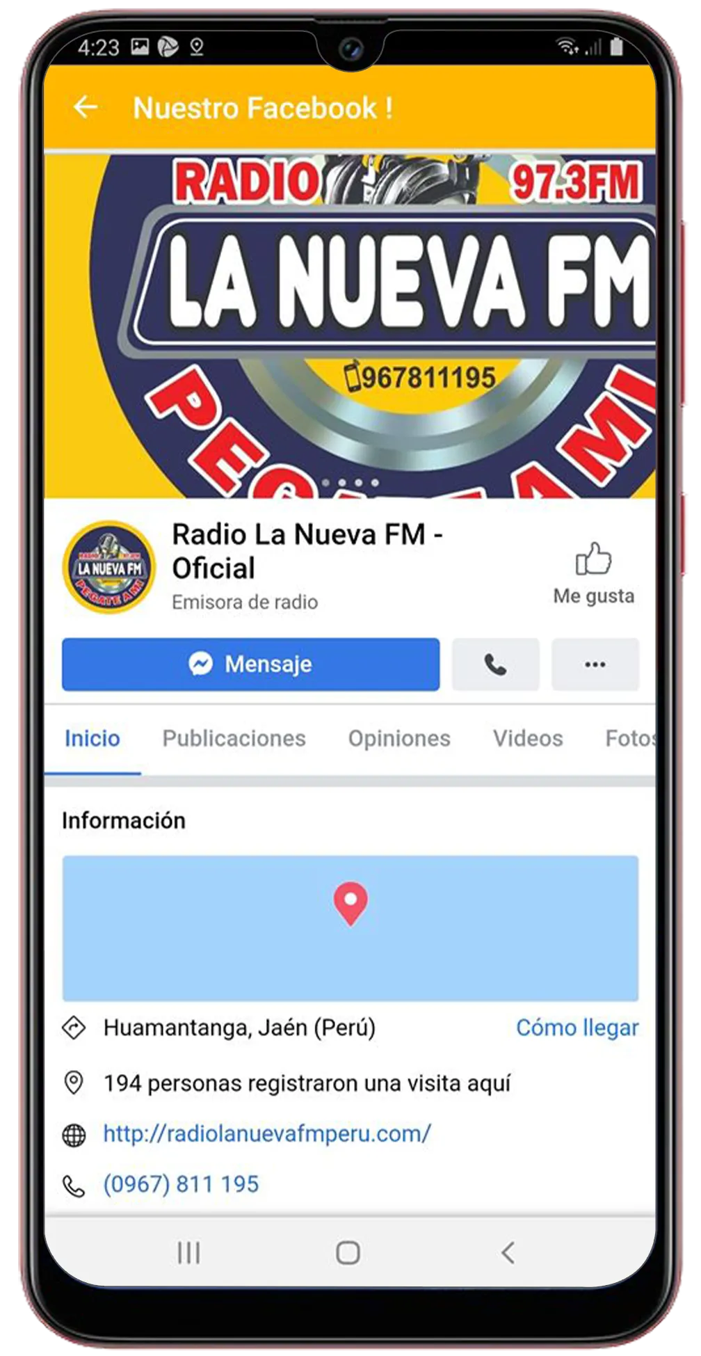 RADIO LA NUEVA FM - 97.3 JAEN | Indus Appstore | Screenshot