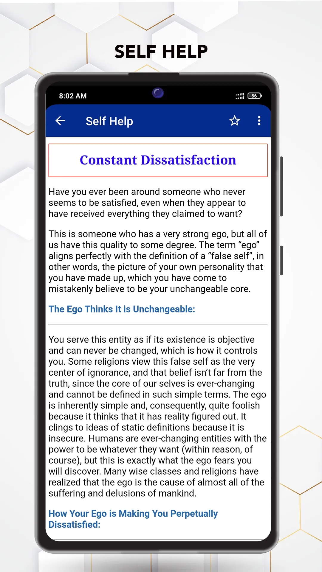 Self Help The Destructive Ego | Indus Appstore | Screenshot