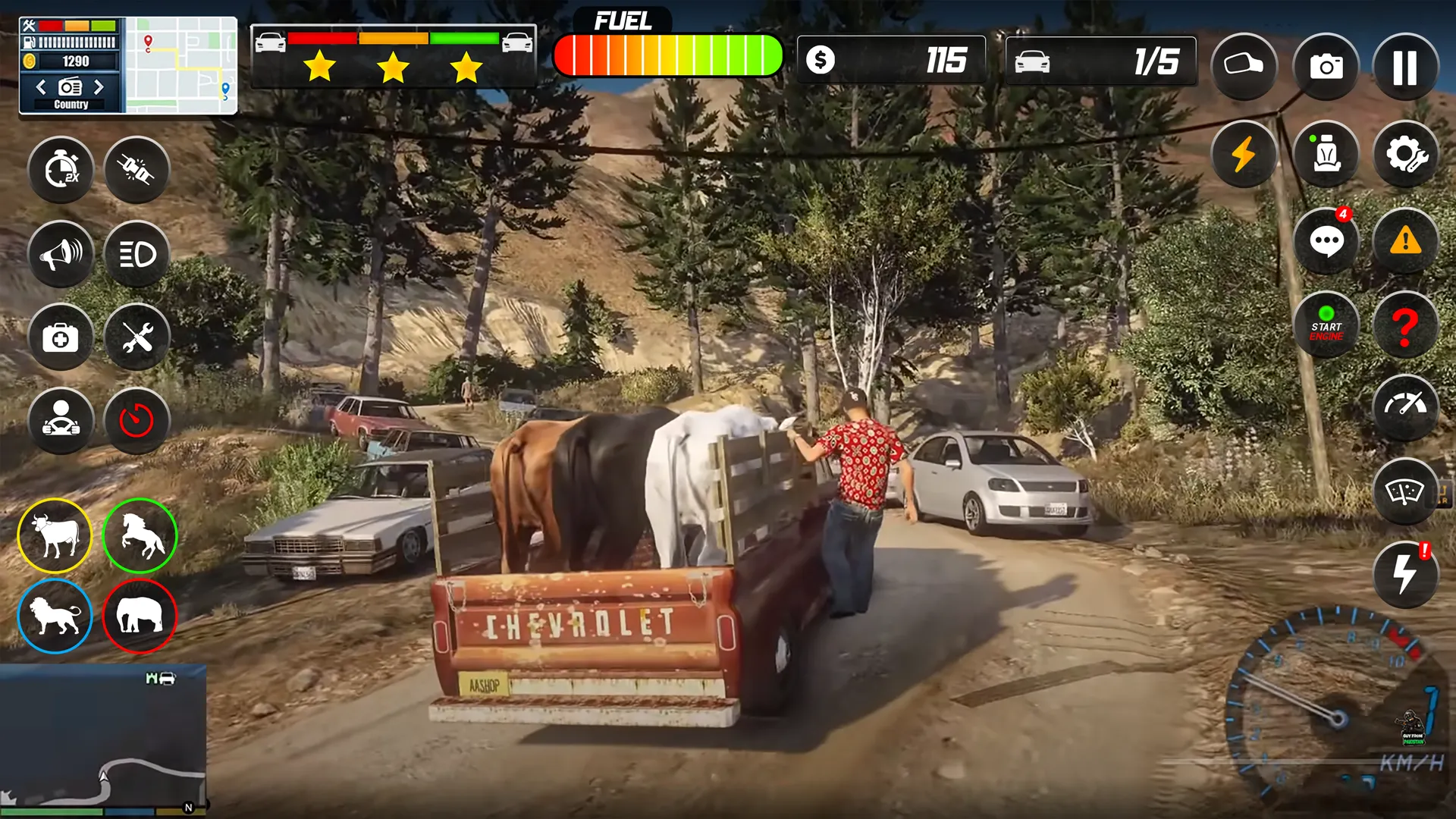 Farm Animal Transport Cow Game | Indus Appstore | Screenshot