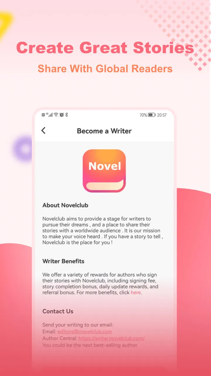 Novelclub - Novels & Stories | Indus Appstore | Screenshot