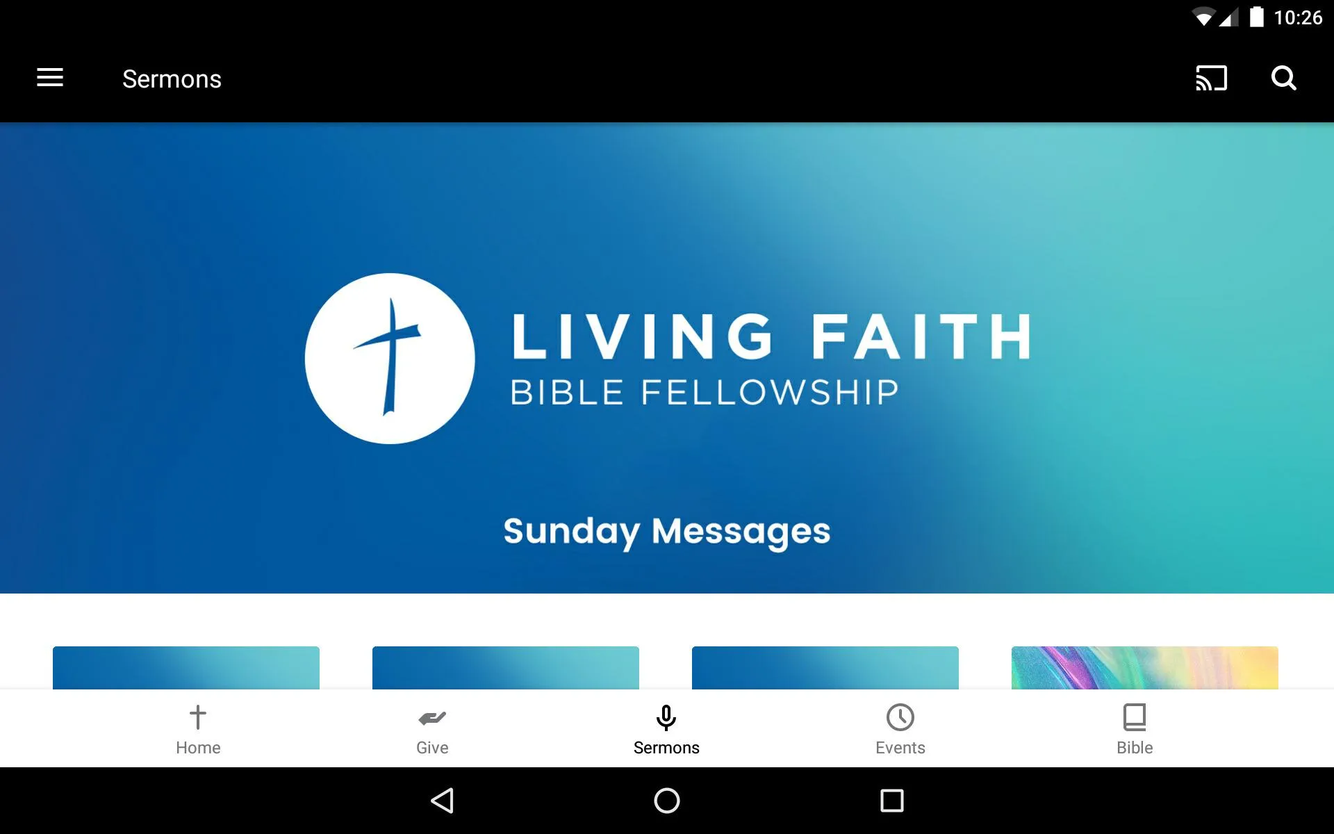 Living Faith BF | Indus Appstore | Screenshot