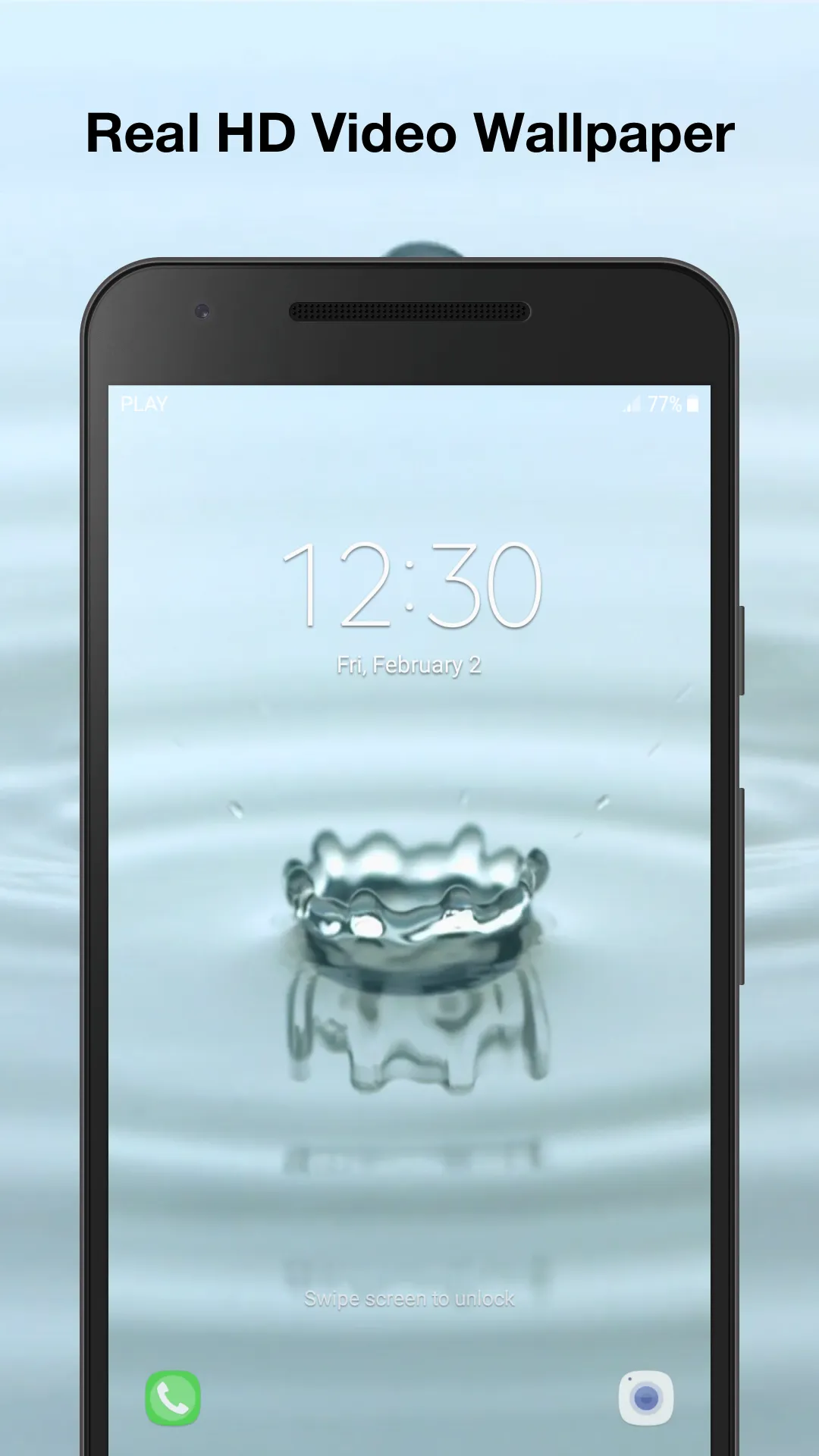 Water Drop Live Wallpaper | Indus Appstore | Screenshot