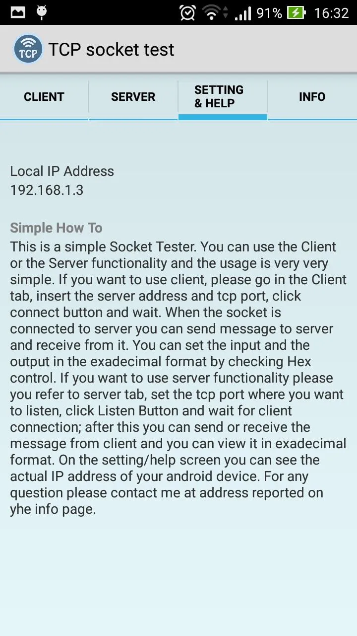 TCP Socket | Indus Appstore | Screenshot