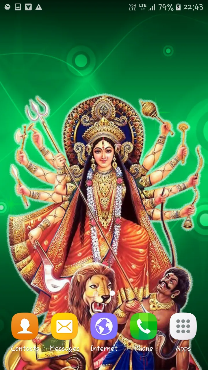 Durga Mata Live Wallpaper | Indus Appstore | Screenshot