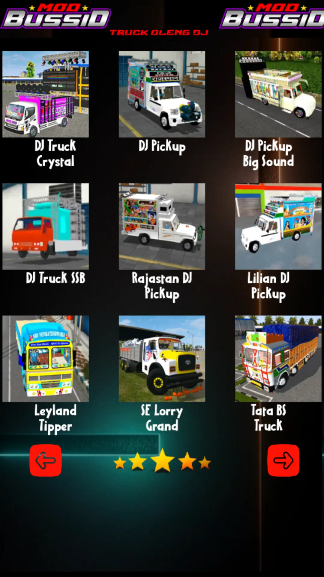 Mod Bussid Truk Oleng Dj | Indus Appstore | Screenshot