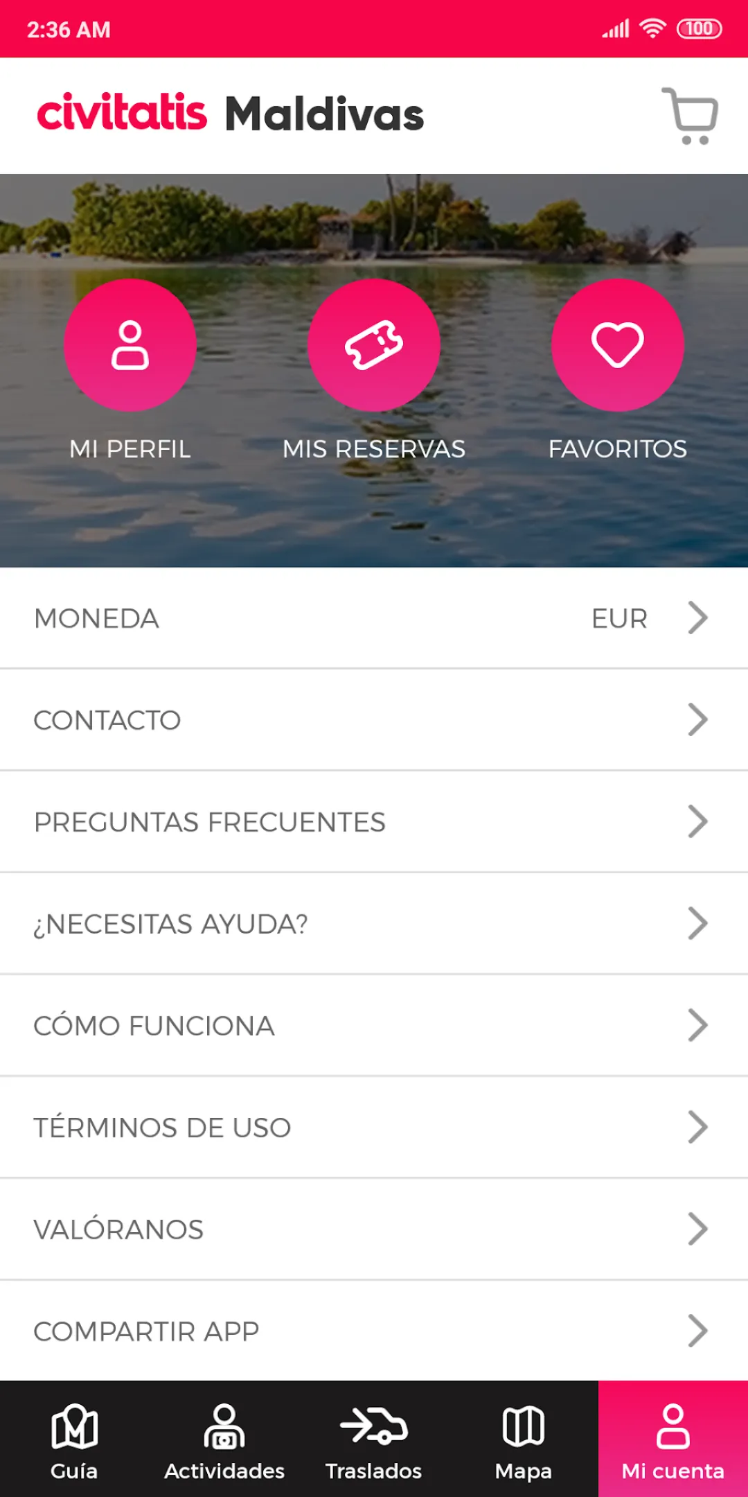 Guía de Maldivas de Civitatis | Indus Appstore | Screenshot