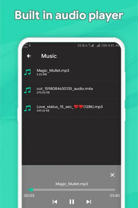 Audio Manager-Hide photo,video | Indus Appstore | Screenshot