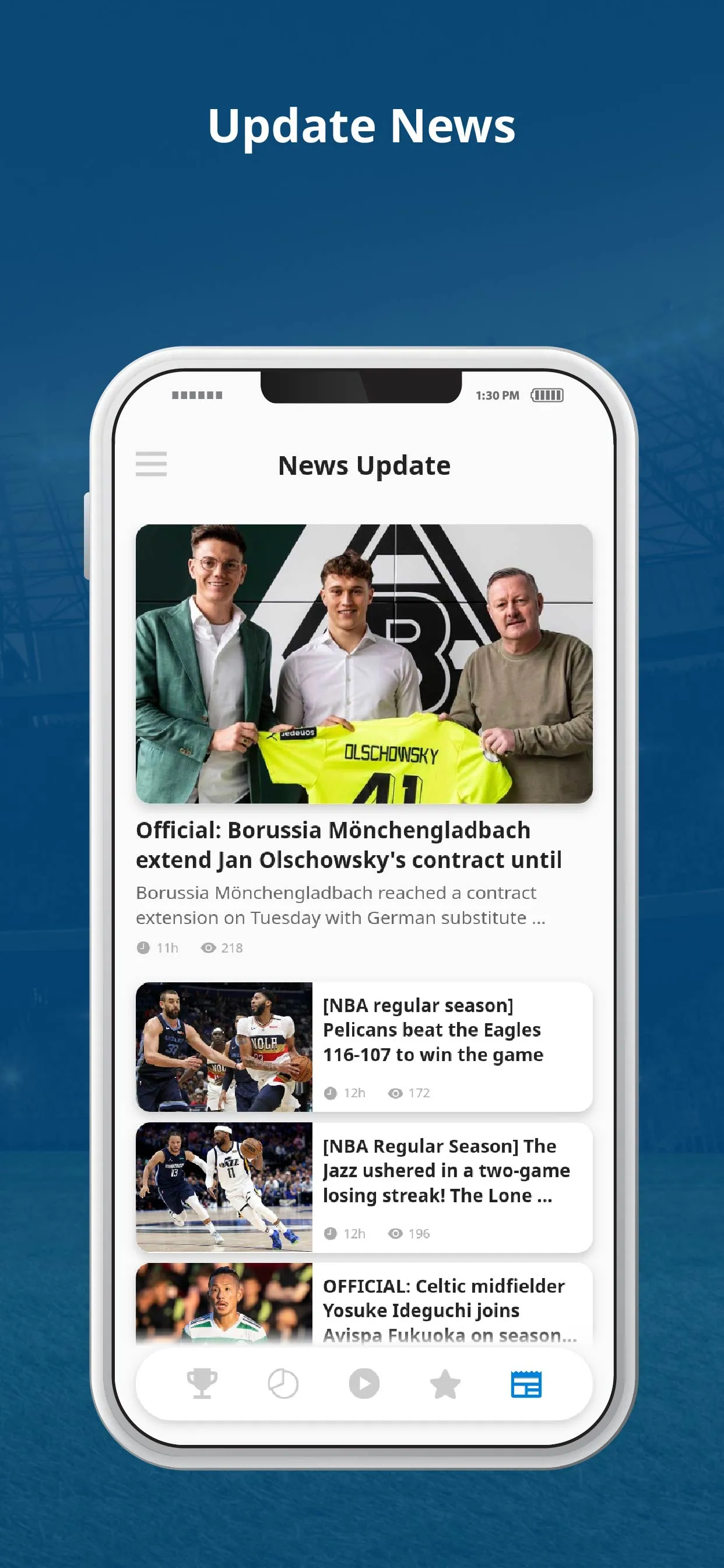 OneScore - Live Sports Scores | Indus Appstore | Screenshot