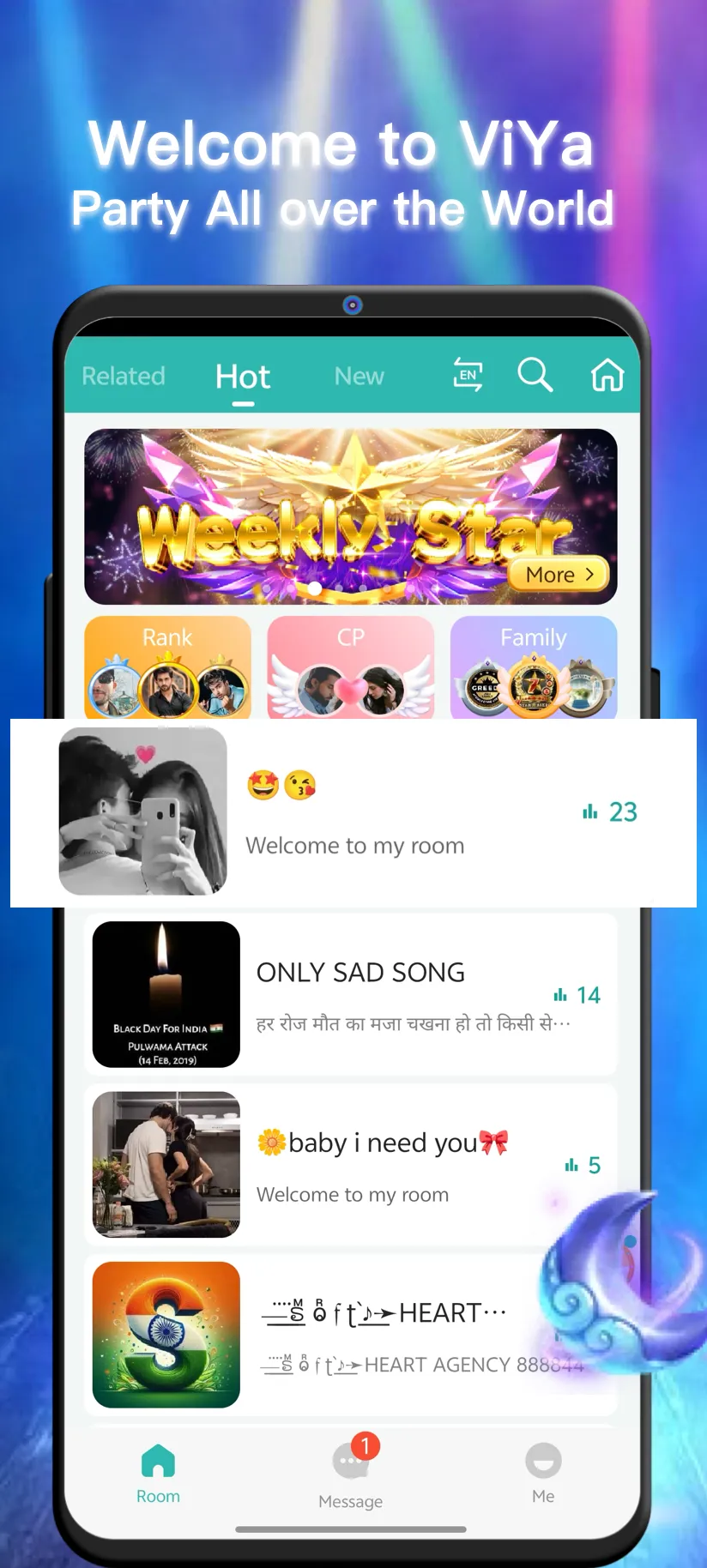 ViYa Lite - Private Voice Chat | Indus Appstore | Screenshot