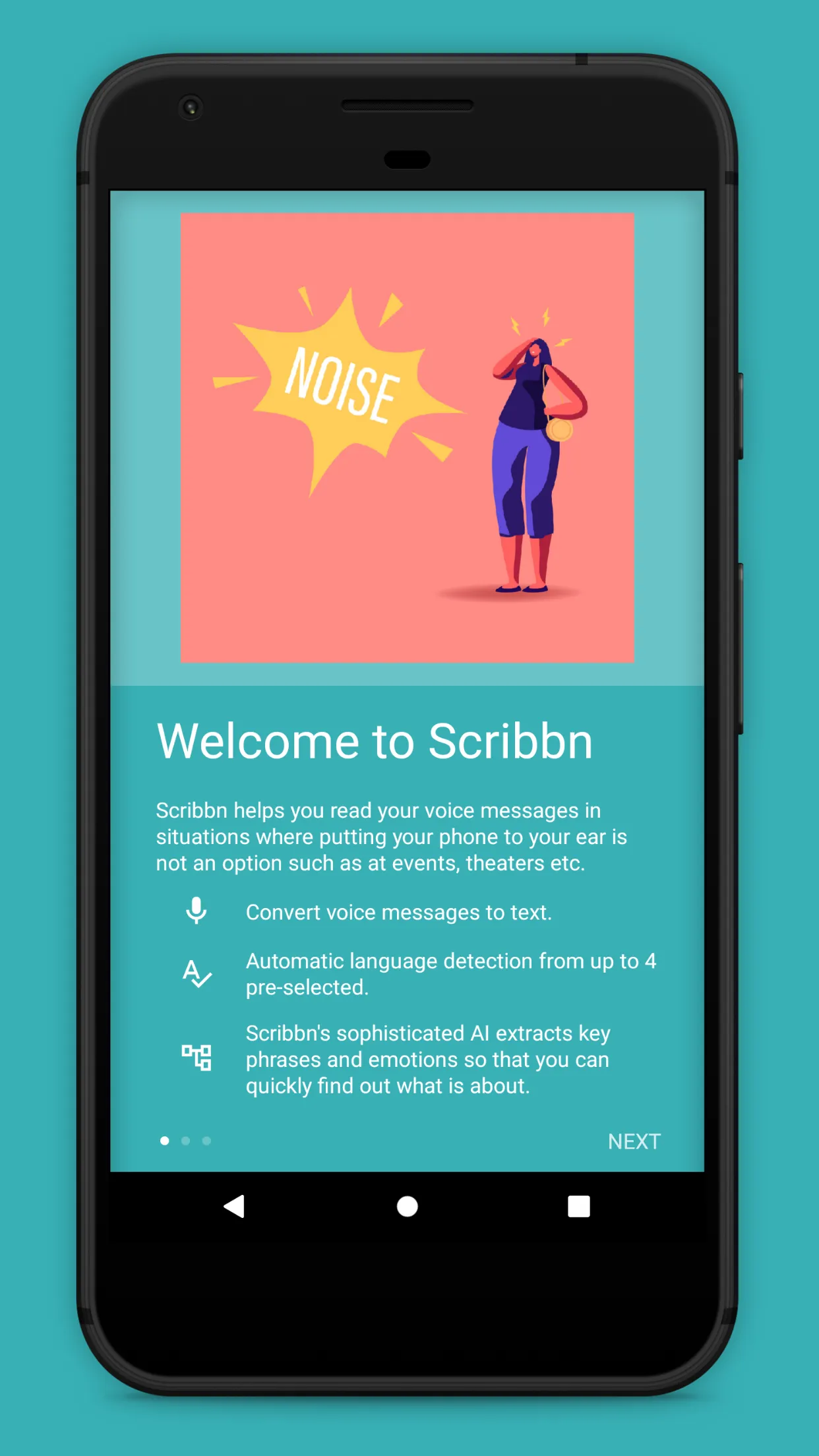 Scribbn - Voice to text | Indus Appstore | Screenshot