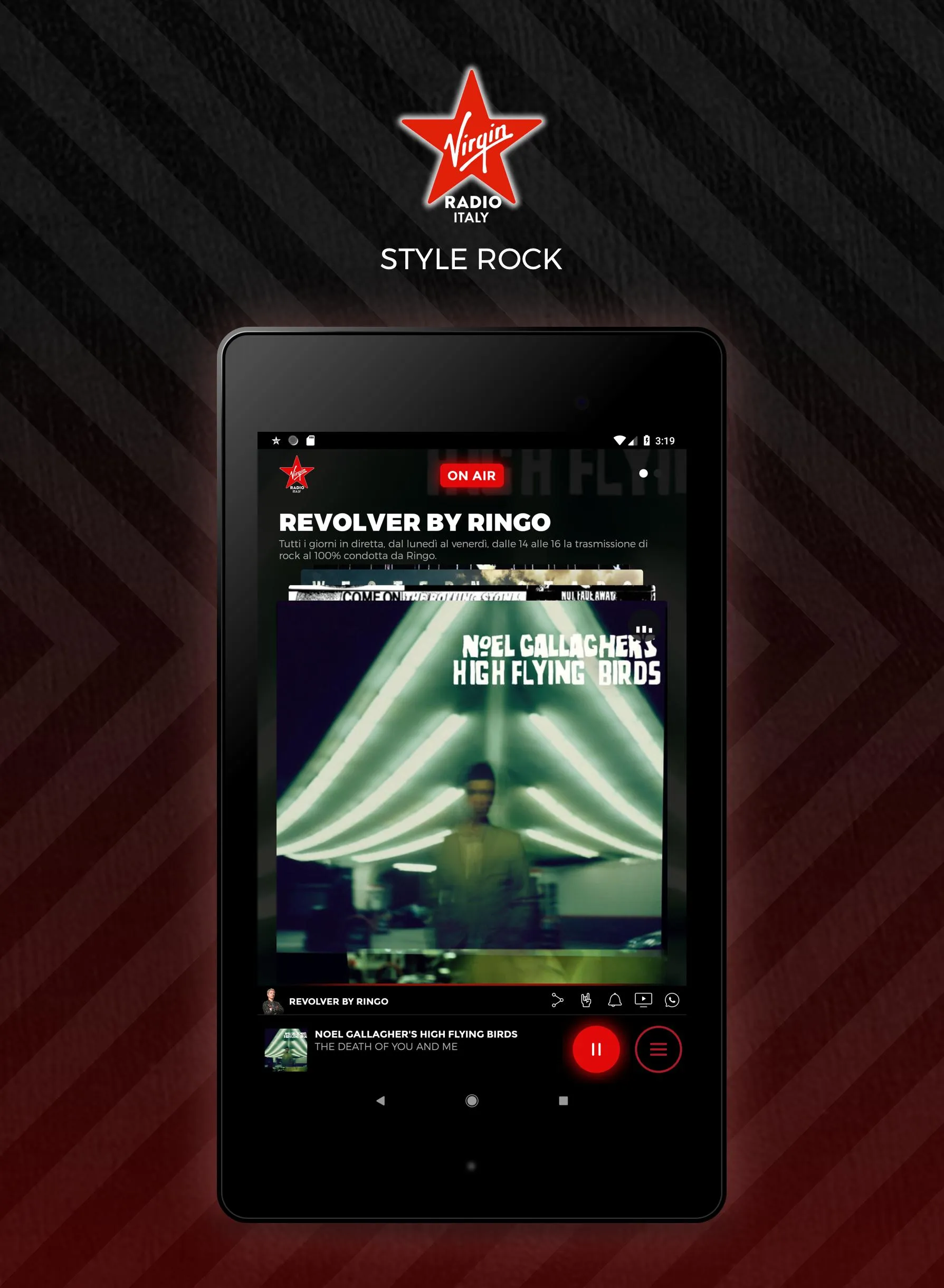 Virgin Radio Italy | Indus Appstore | Screenshot