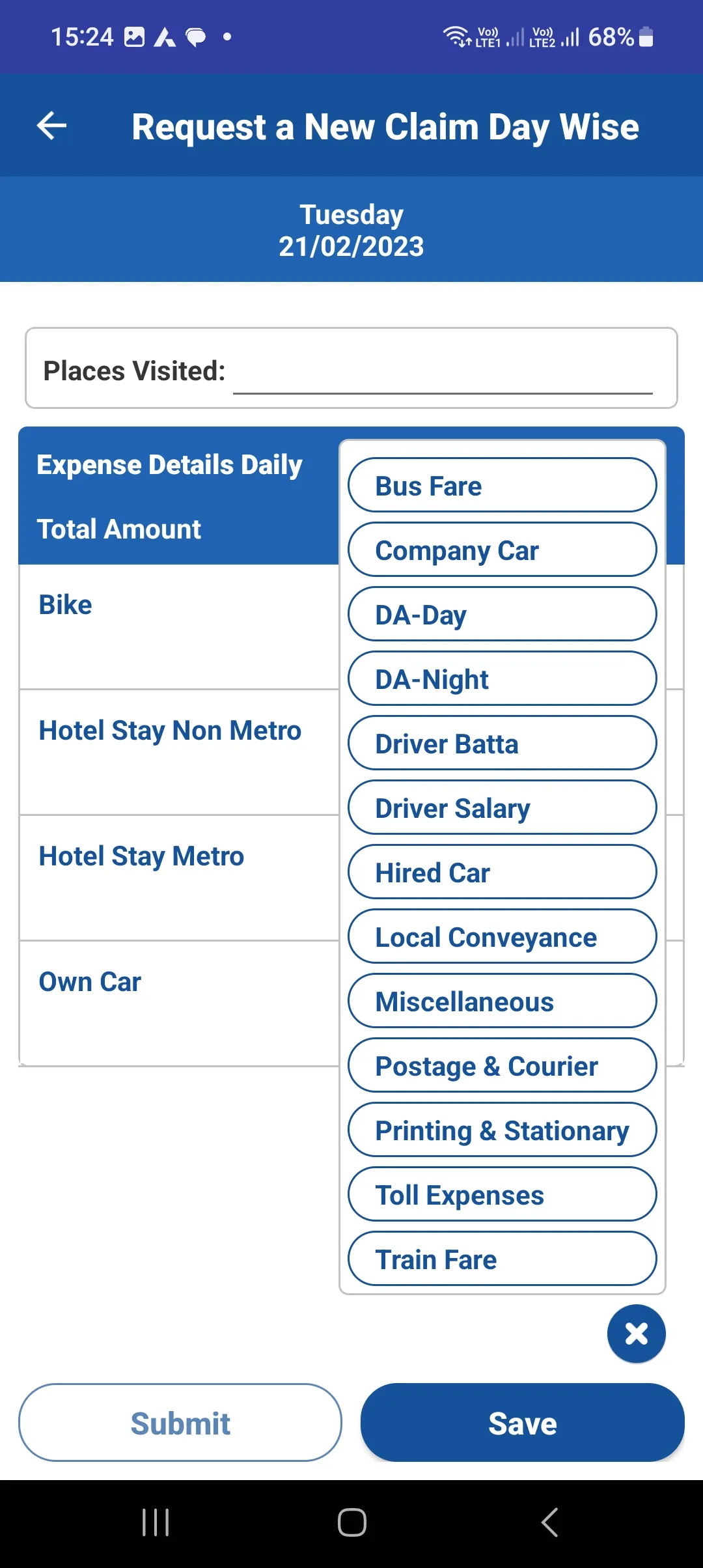ADAMA India-Travel Expencess | Indus Appstore | Screenshot
