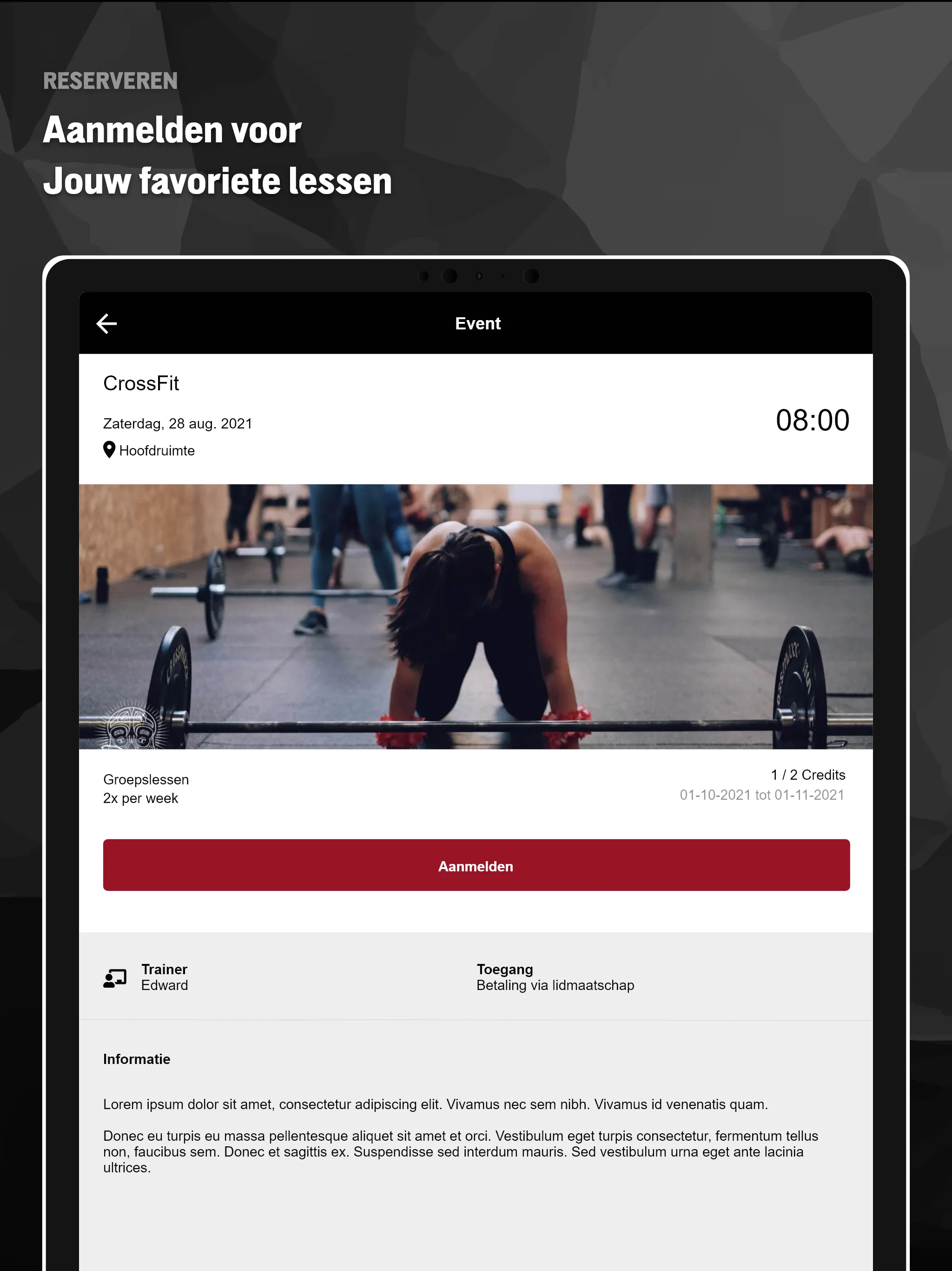 Impact Sports Academy Breda | Indus Appstore | Screenshot