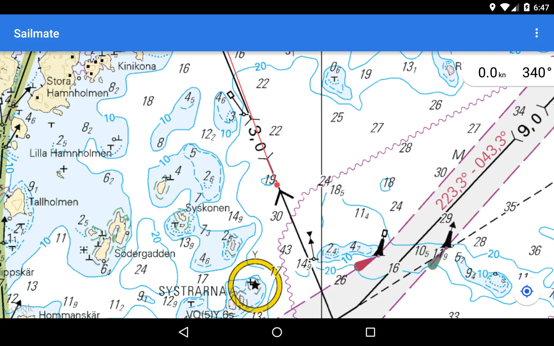 Nautics Sailmate Classic | Indus Appstore | Screenshot