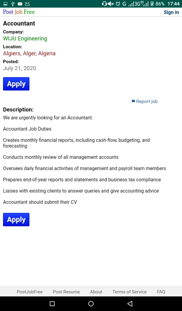 Algeria Jobs, Jobs In Algeria | Indus Appstore | Screenshot