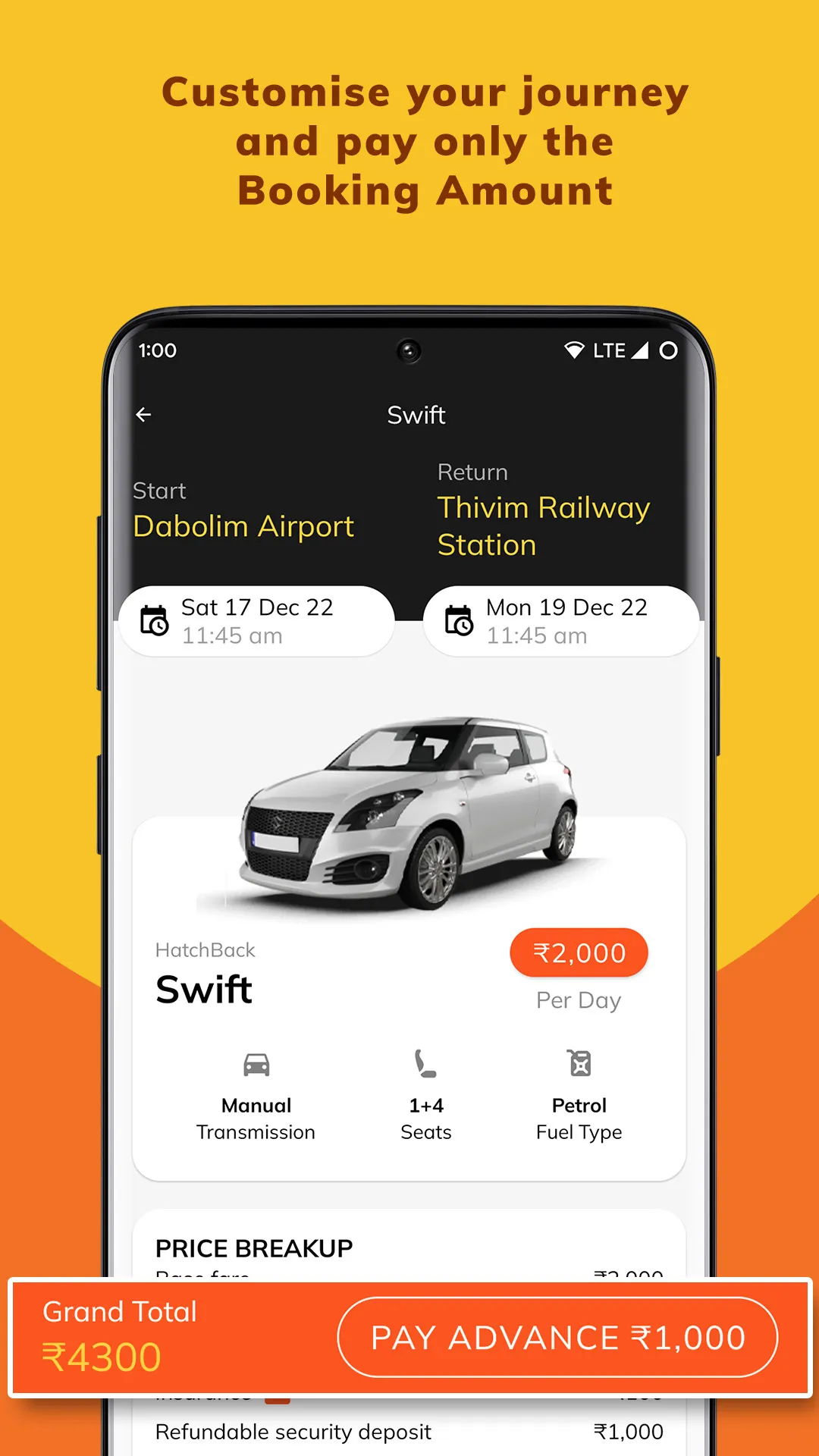 Goadrives - Car Rentals in Goa | Indus Appstore | Screenshot