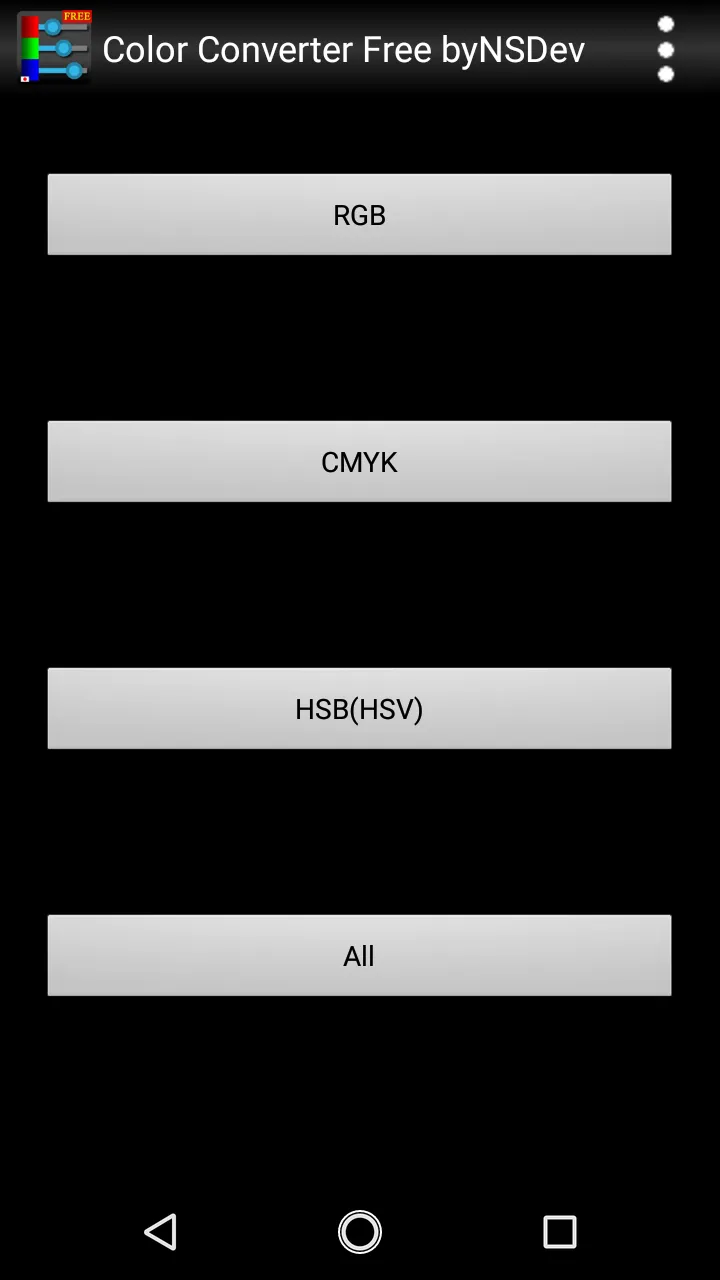 Color Converter byNSDev | Indus Appstore | Screenshot