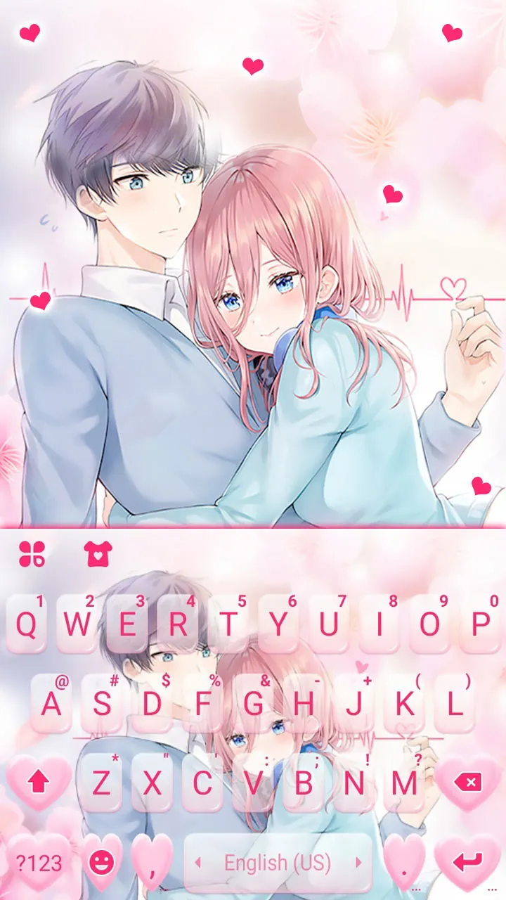 Sakura Love Hug Themes | Indus Appstore | Screenshot