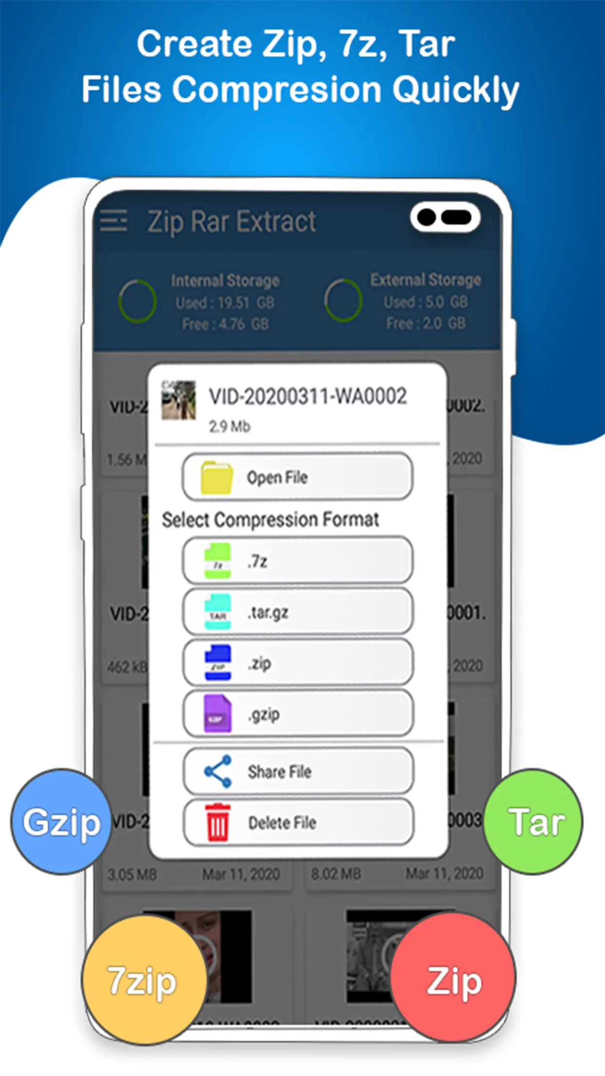 RAR Extractor: Zip, Unzip | Indus Appstore | Screenshot