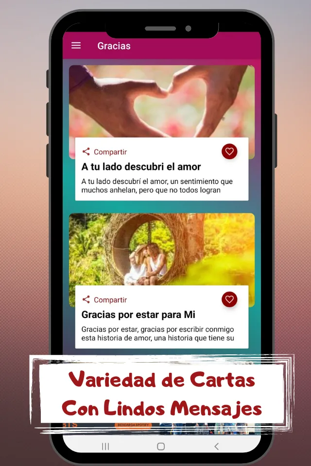 Cartas de Amor para Enamorar | Indus Appstore | Screenshot