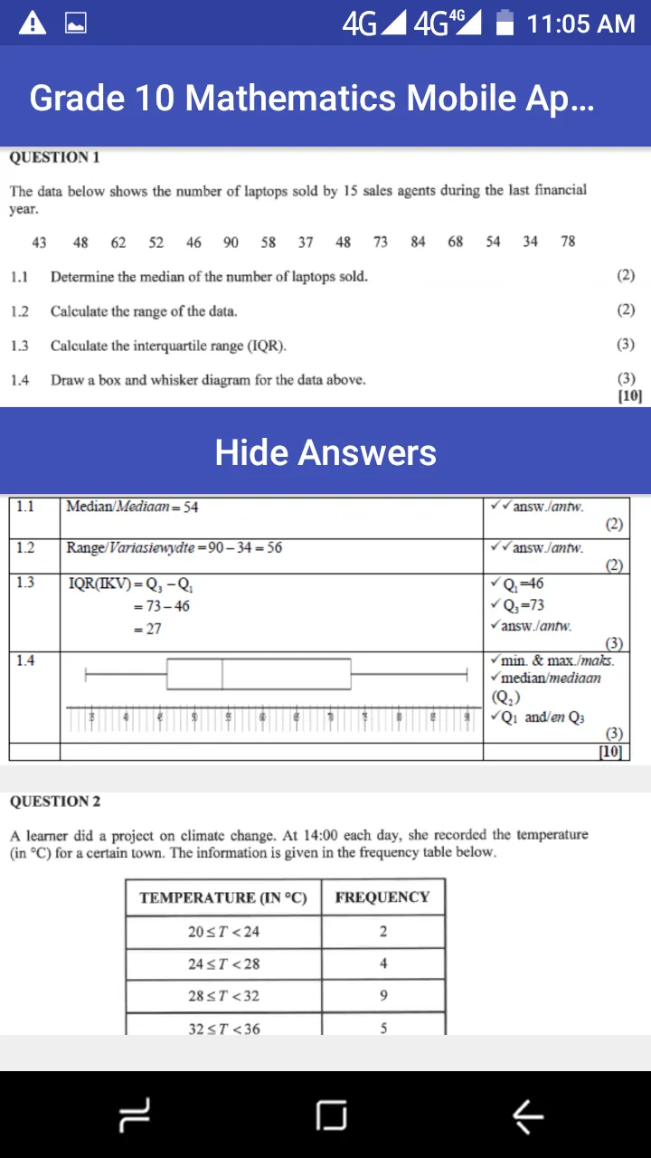 Grade 10 Mathematics | Indus Appstore | Screenshot