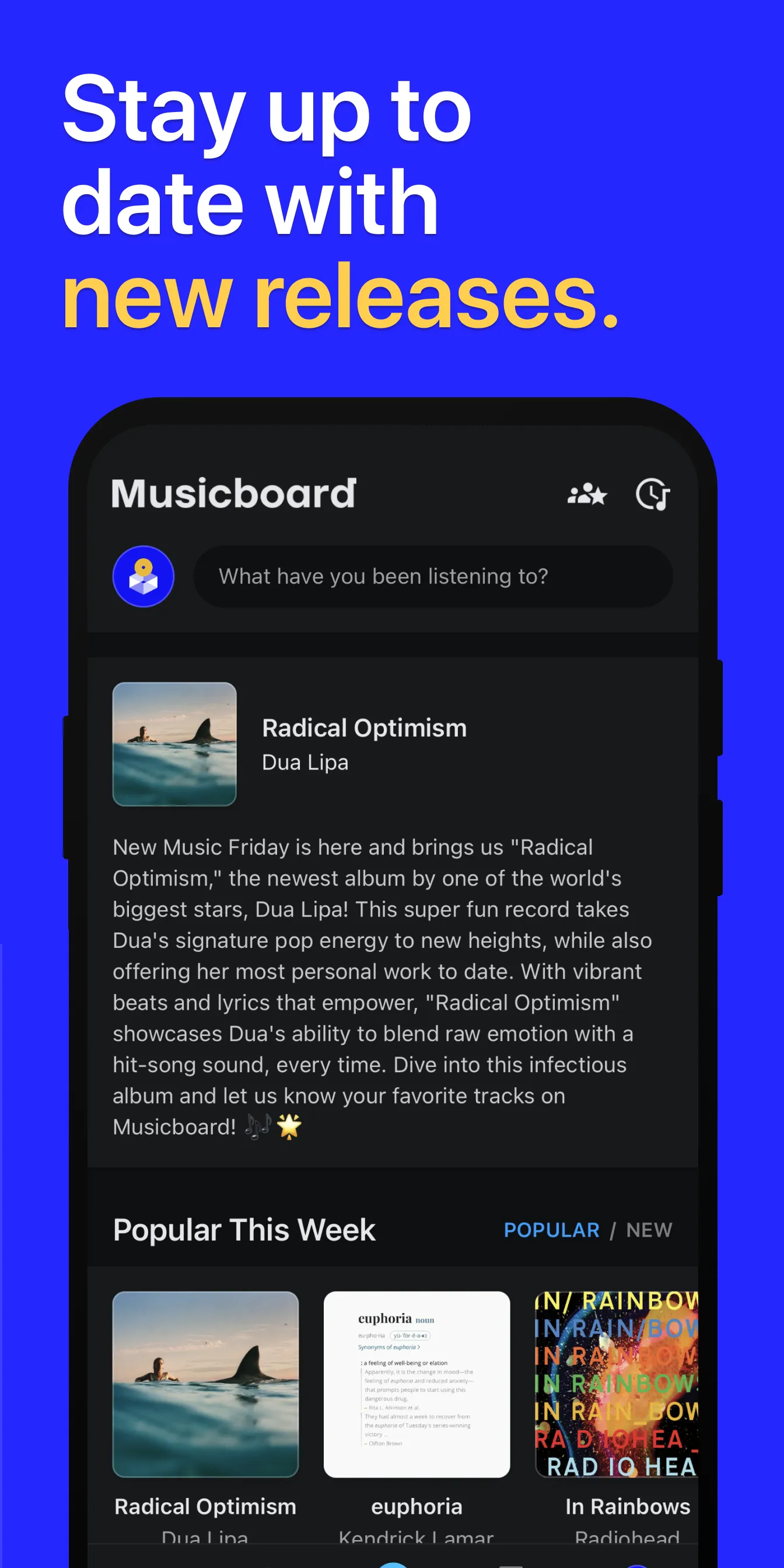 Musicboard: Music Reviews | Indus Appstore | Screenshot