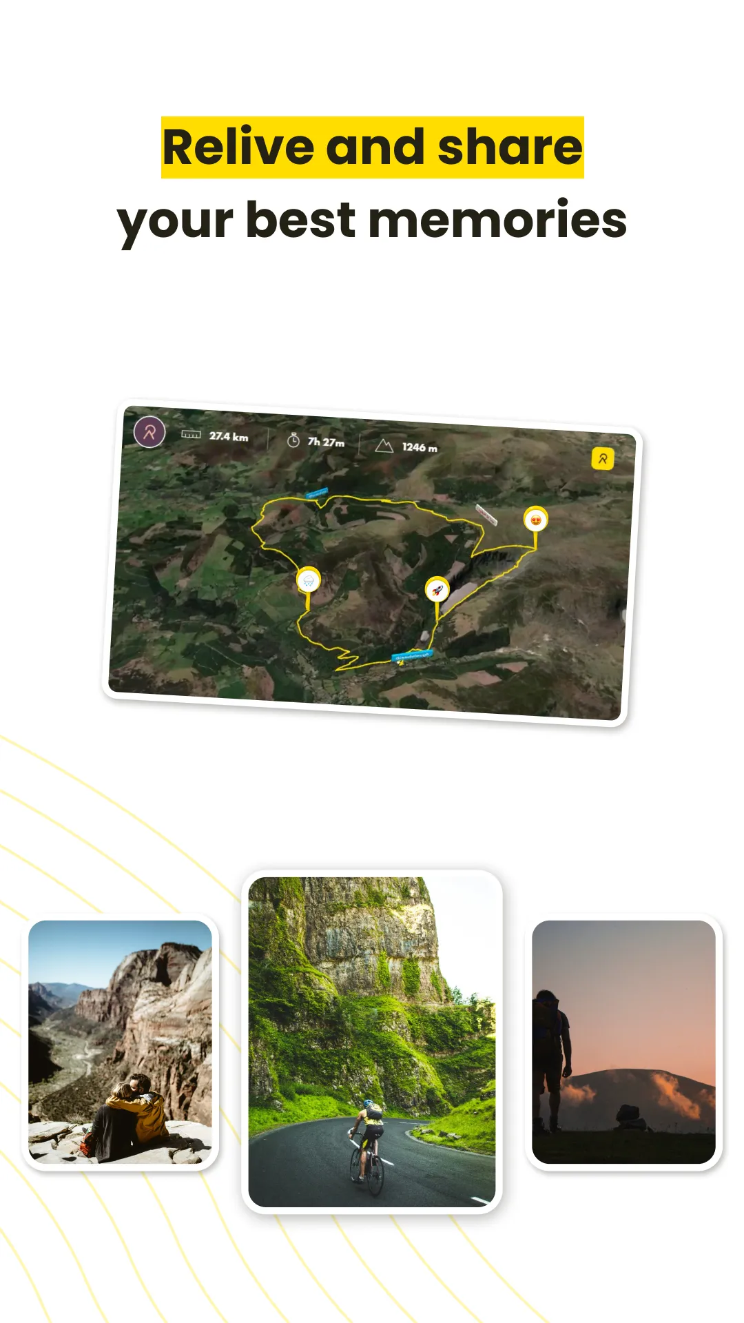 Relive: Run, Ride, Hike & more | Indus Appstore | Screenshot