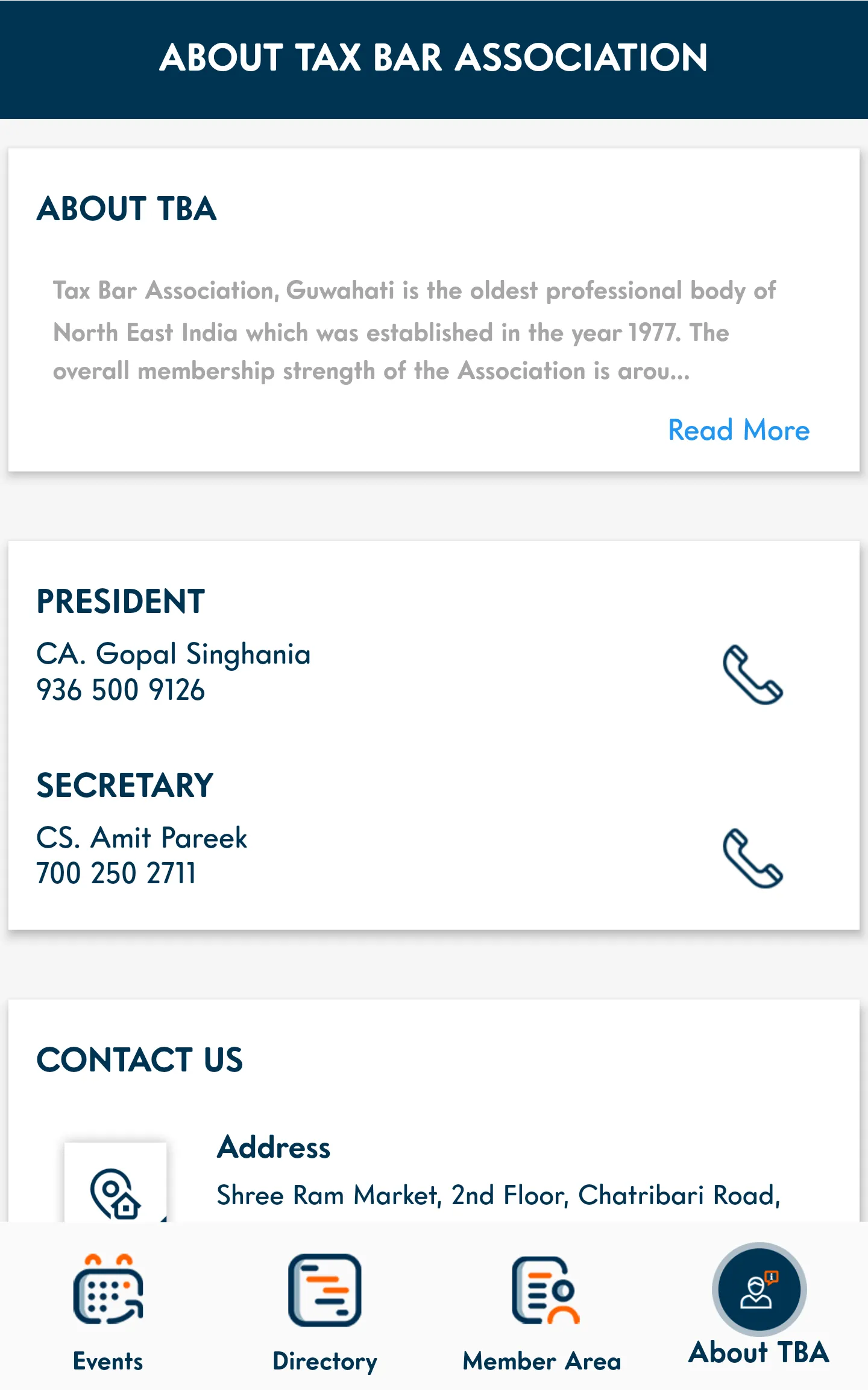 Tax Bar Association Guwahati | Indus Appstore | Screenshot